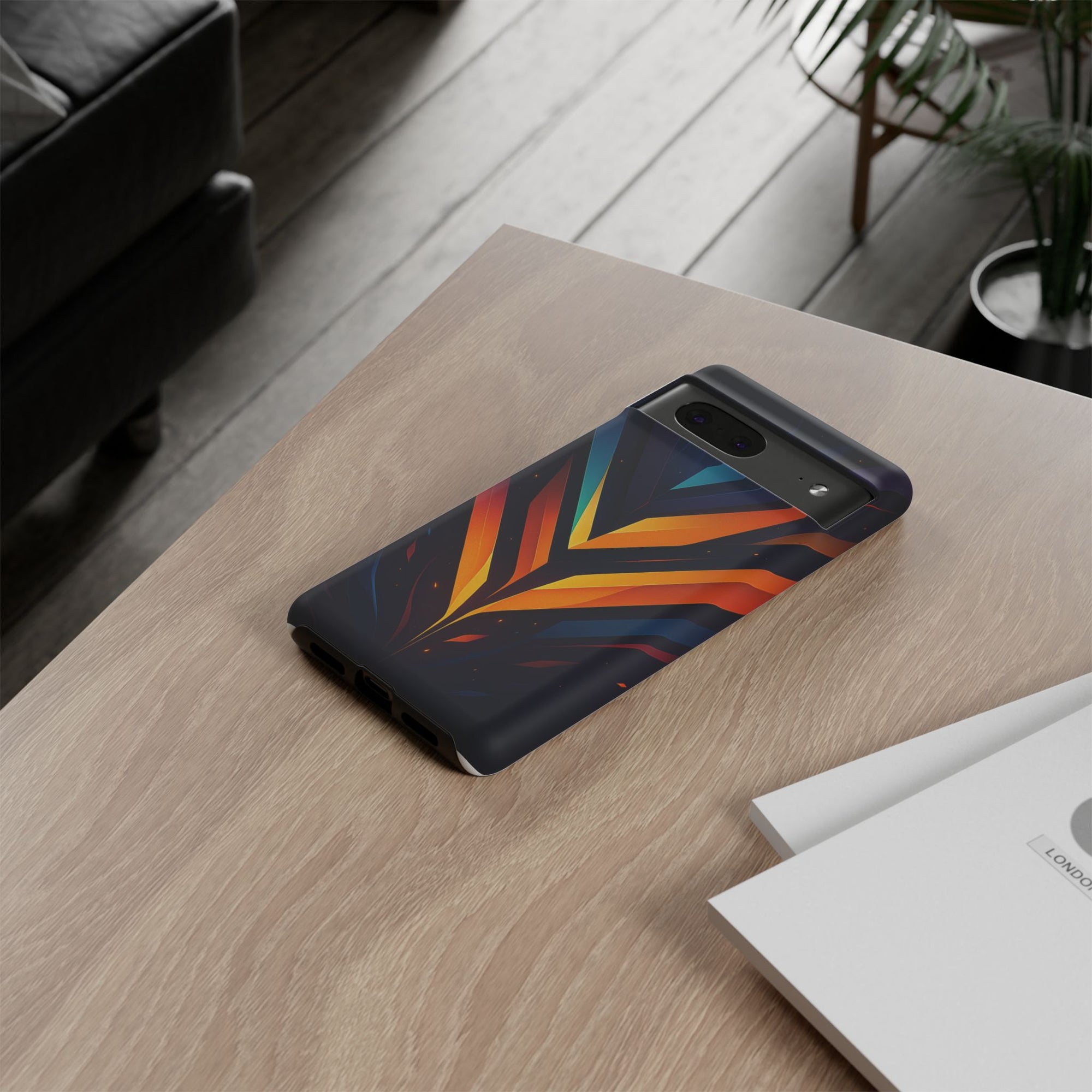 Geometric Pulse: Neon Harmony