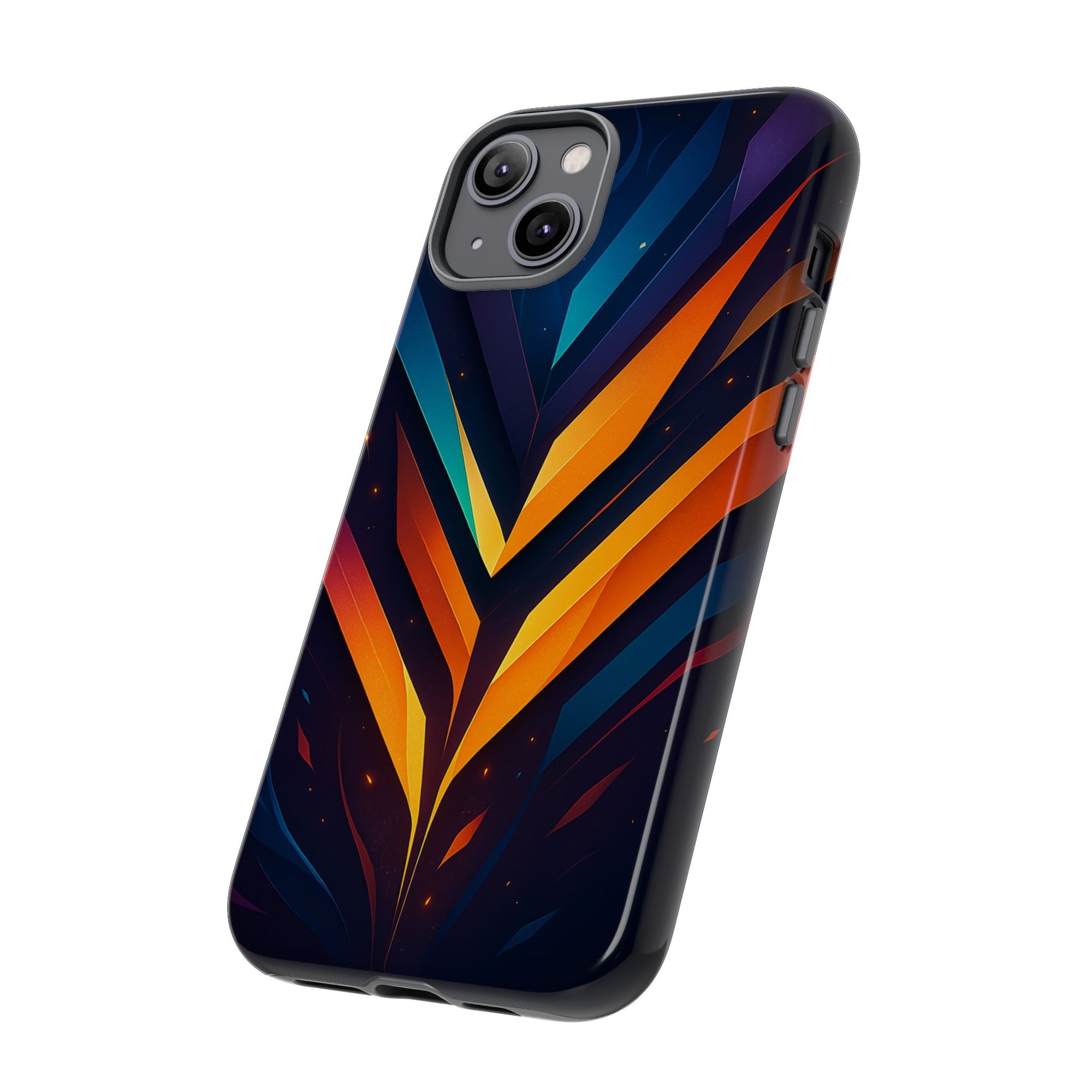 Geometric Pulse: Neon Harmony