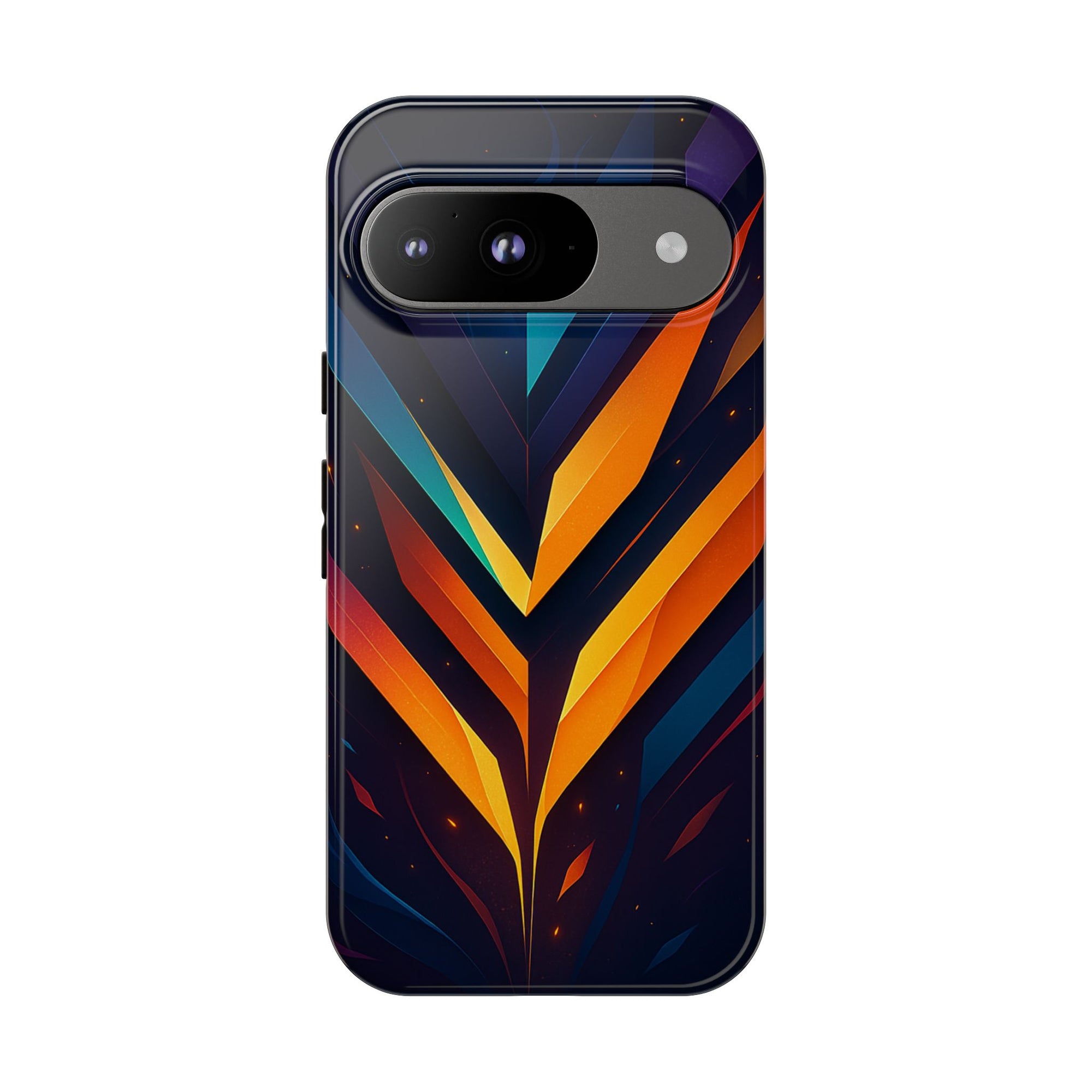 Geometric Pulse: Neon Harmony
