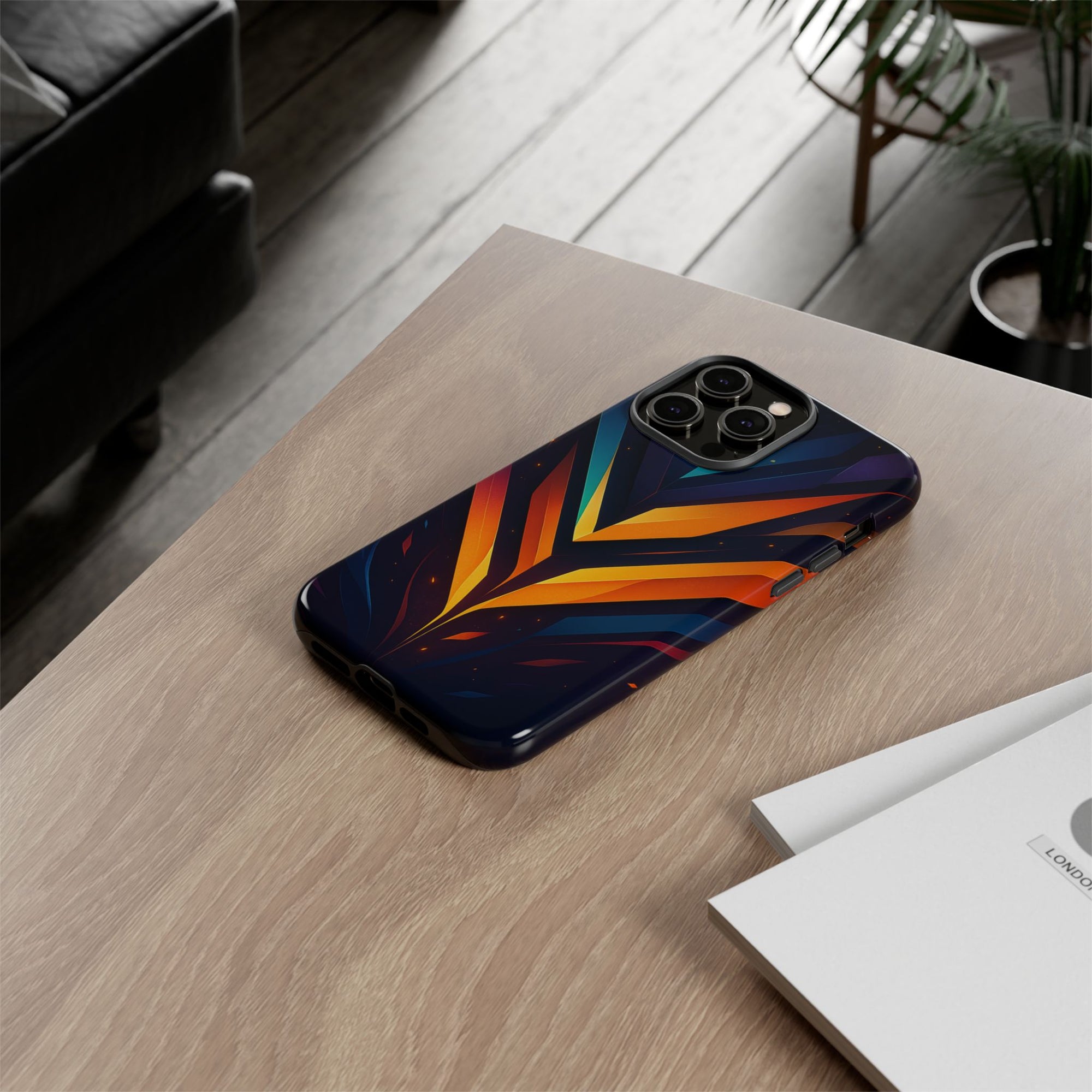 Geometric Pulse: Neon Harmony