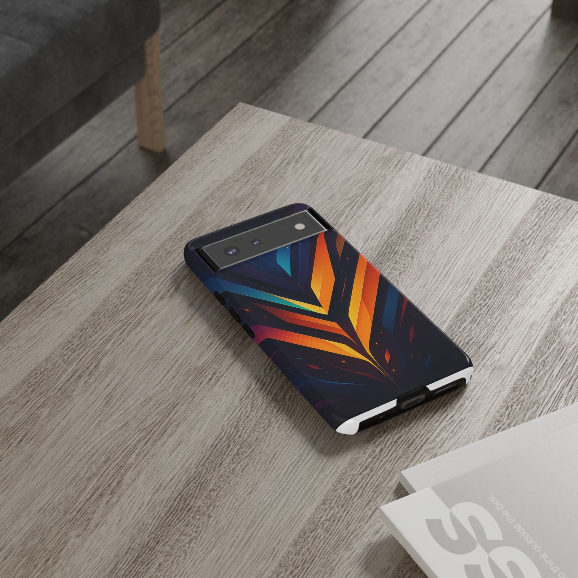 Geometric Pulse: Neon Harmony