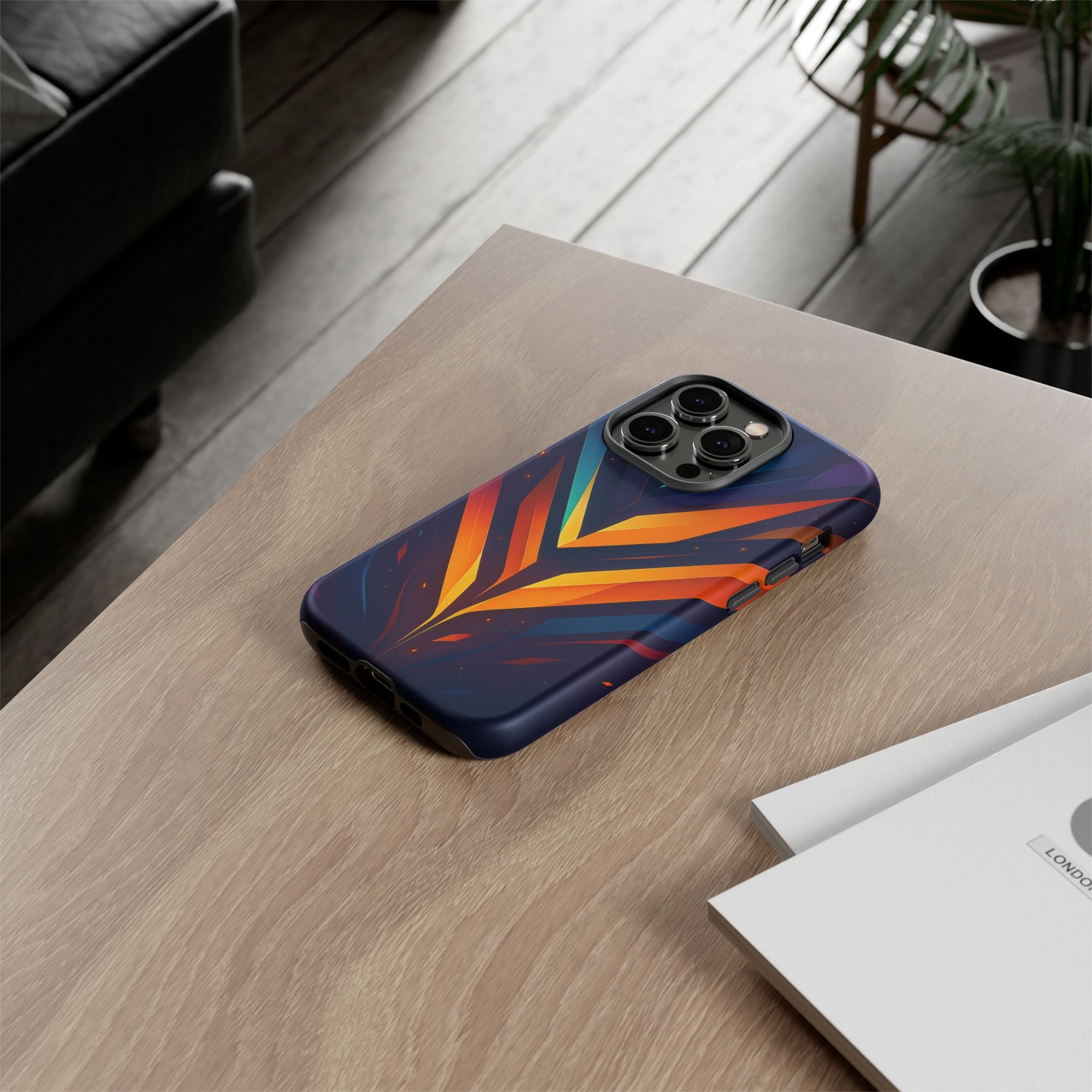 Geometric Pulse: Neon Harmony