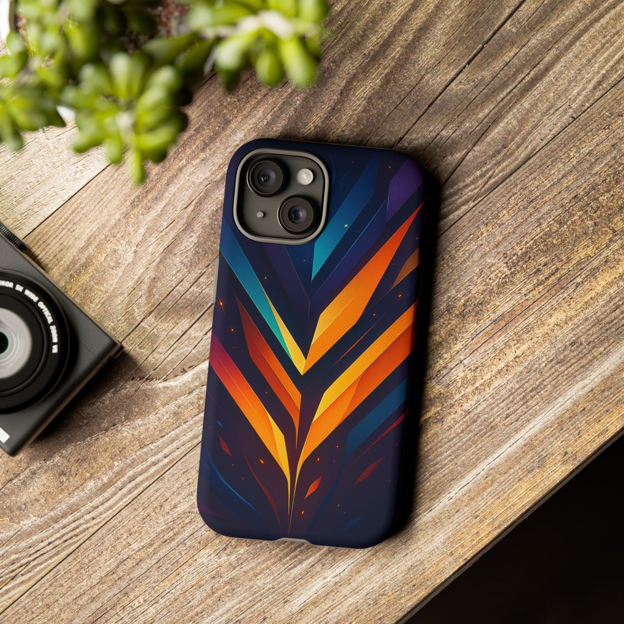 Geometric Pulse: Neon Harmony