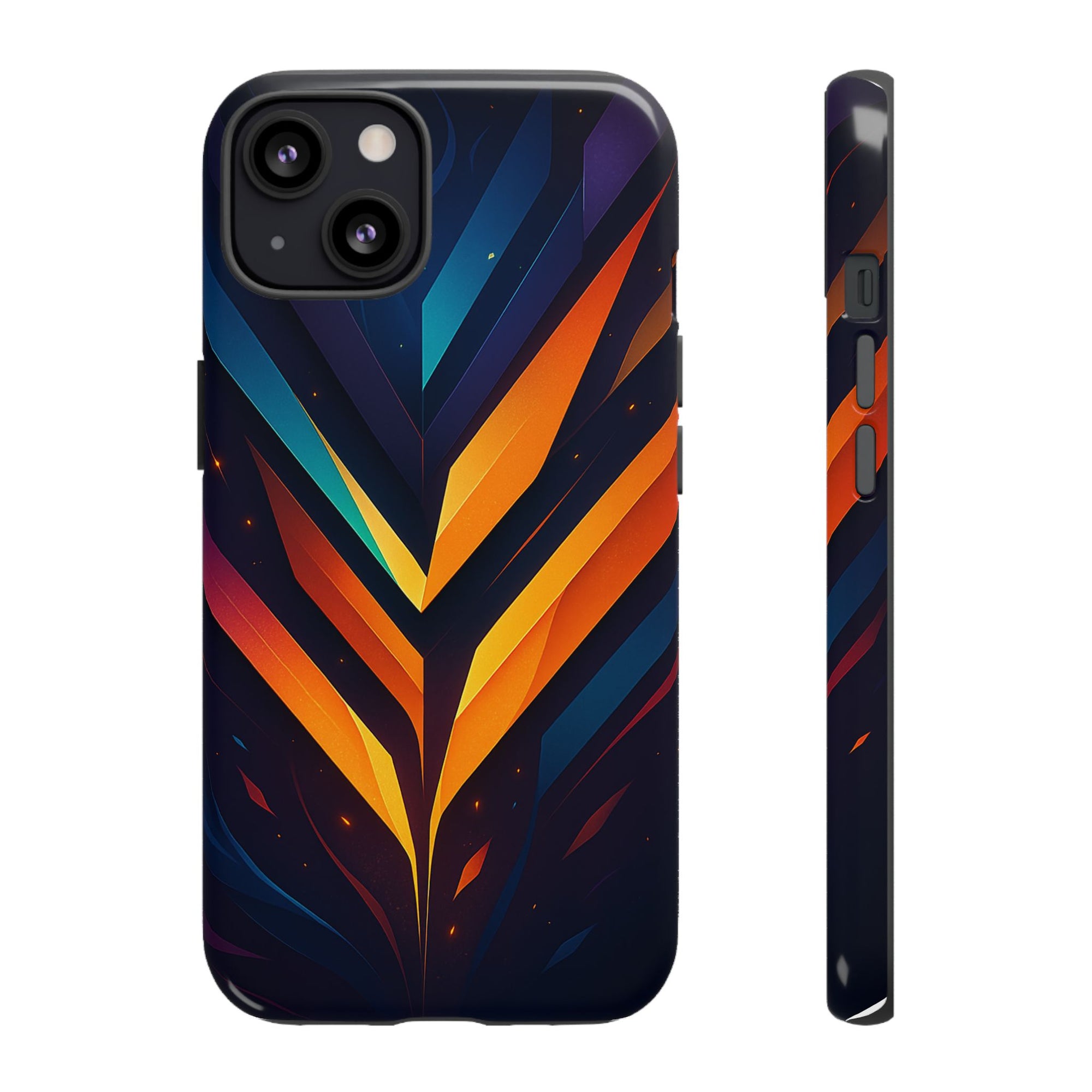 Geometric Pulse: Neon Harmony