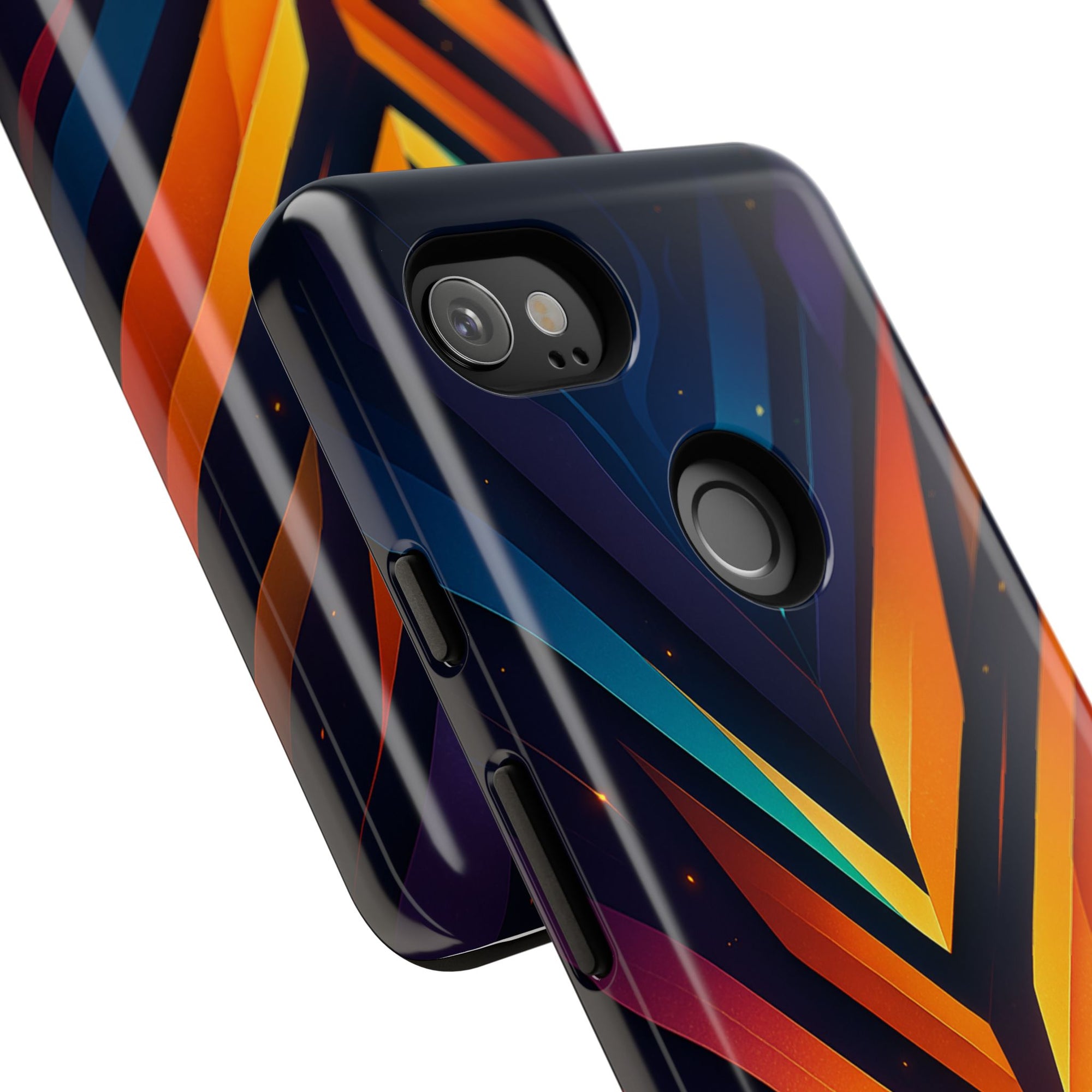 Geometric Pulse: Neon Harmony