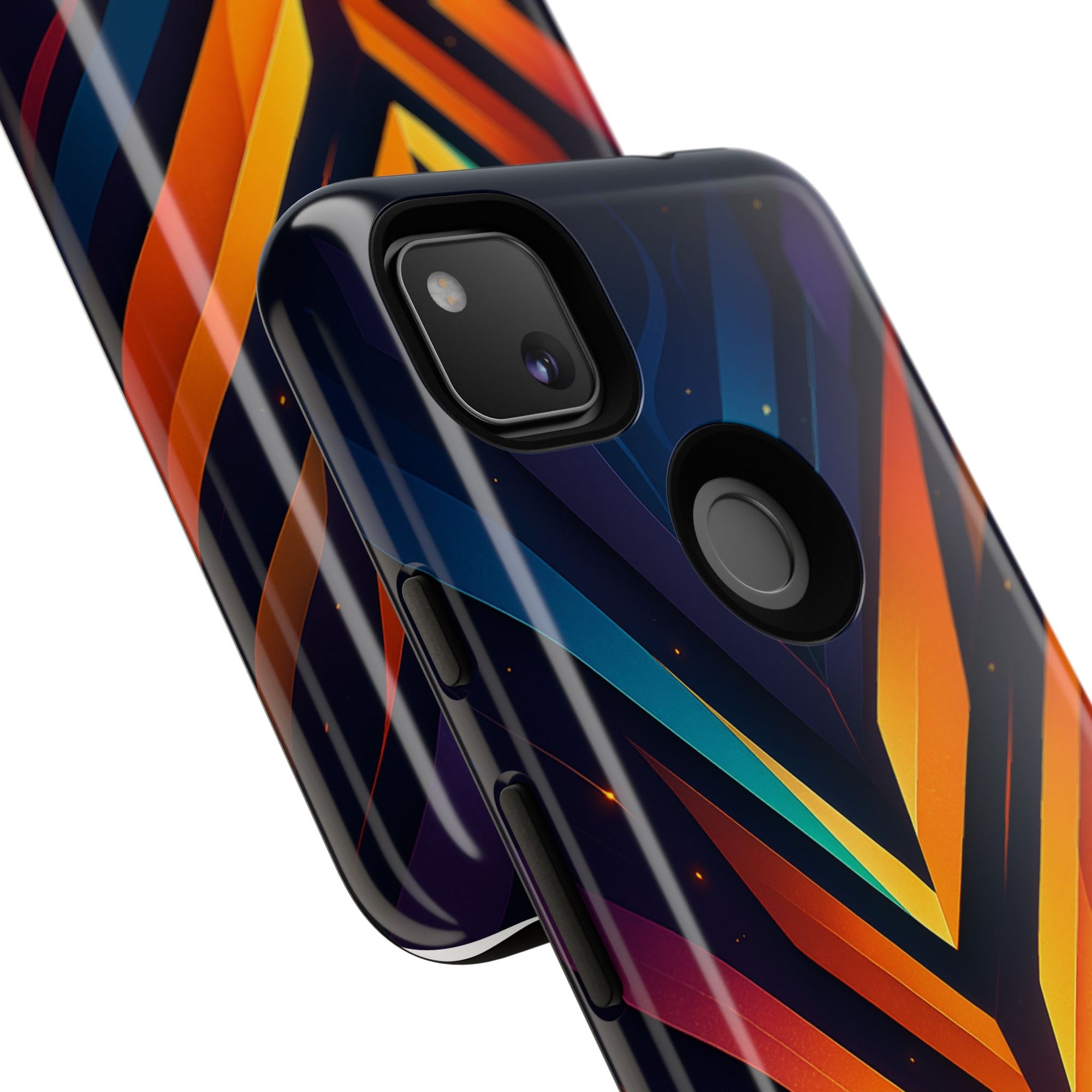 Geometric Pulse: Neon Harmony
