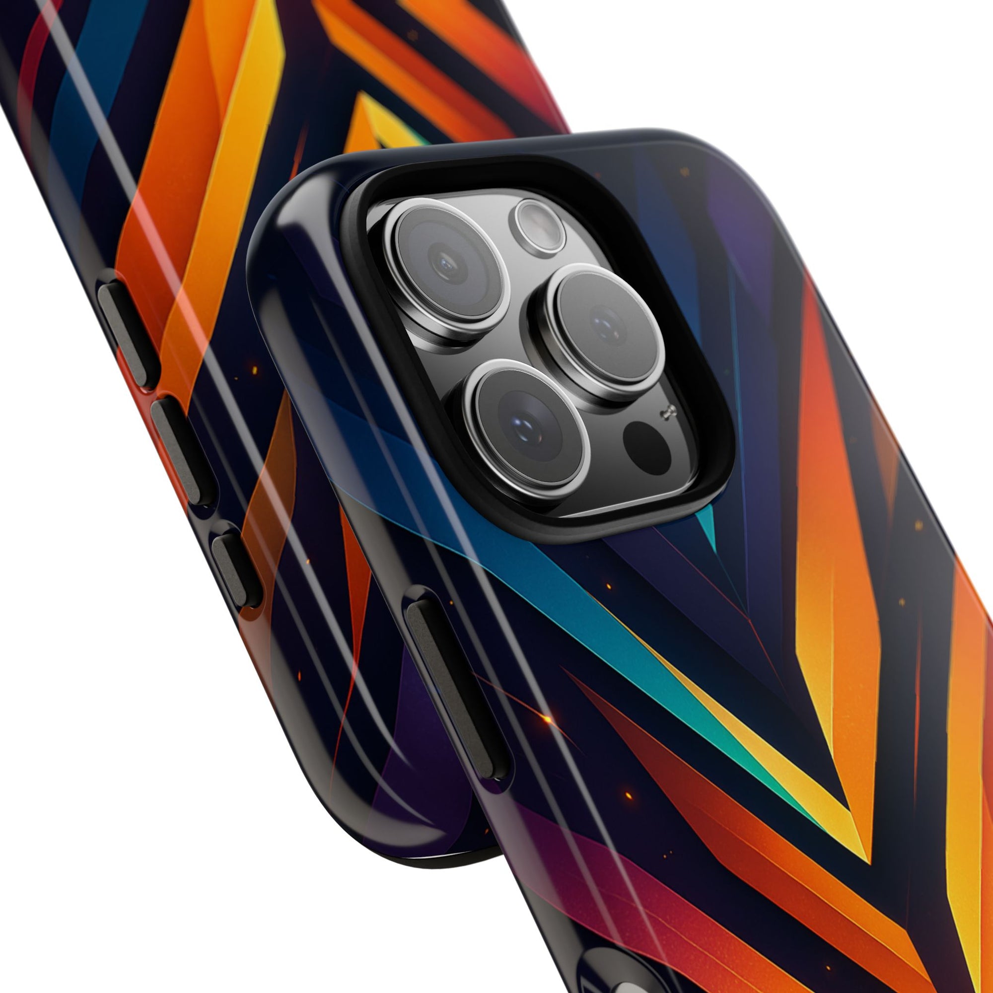 Geometric Pulse: Neon Harmony