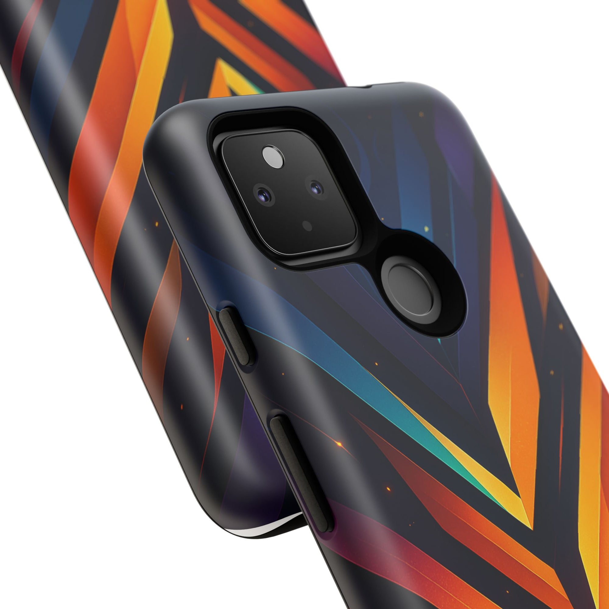 Geometric Pulse: Neon Harmony
