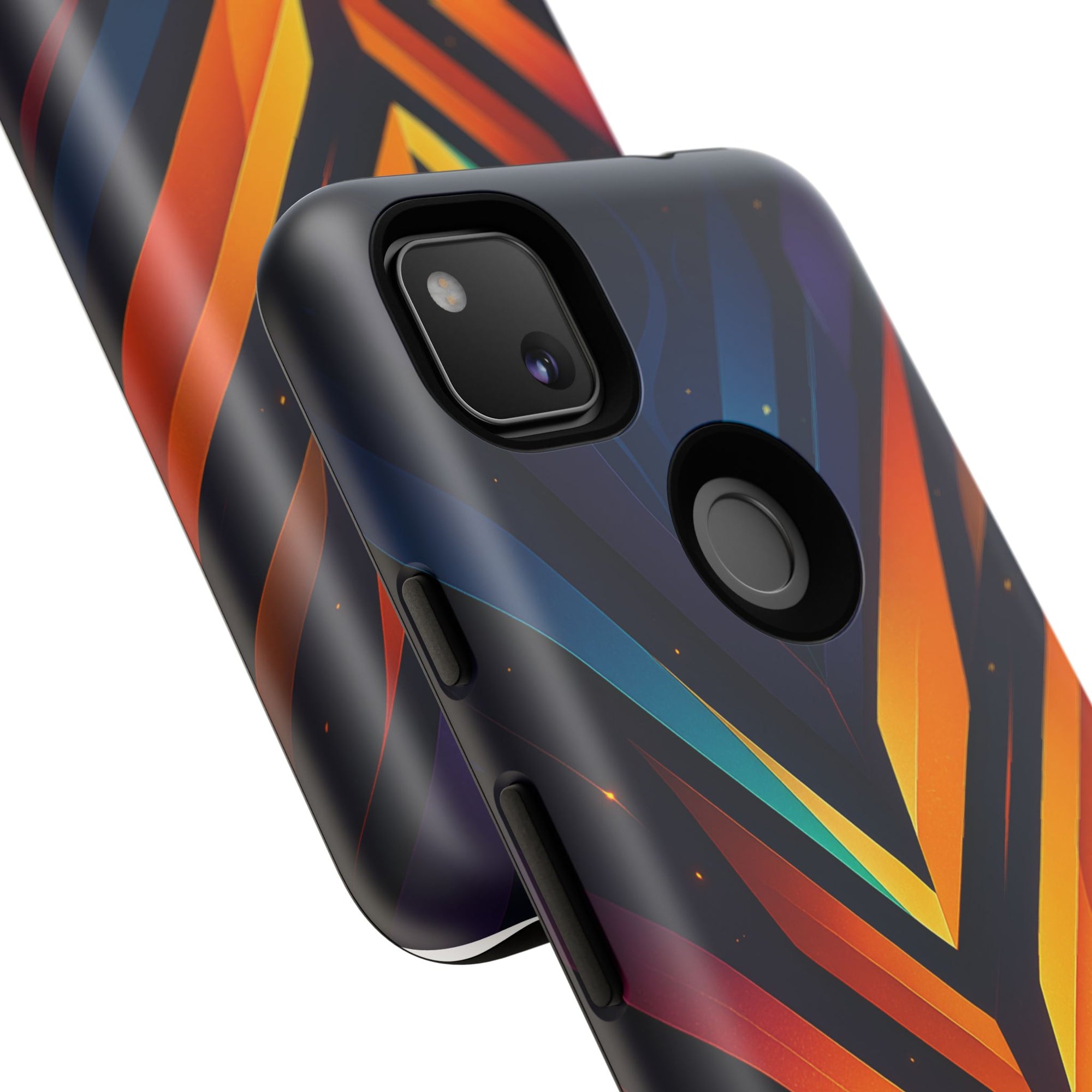 Geometric Pulse: Neon Harmony