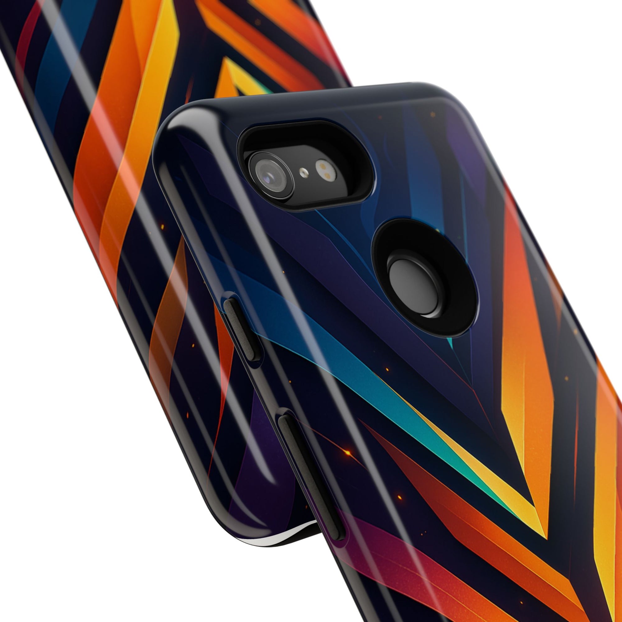 Geometric Pulse: Neon Harmony