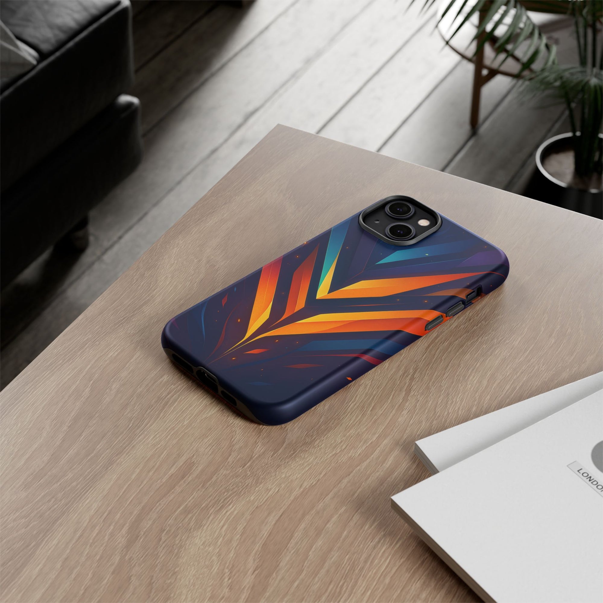Geometric Pulse: Neon Harmony