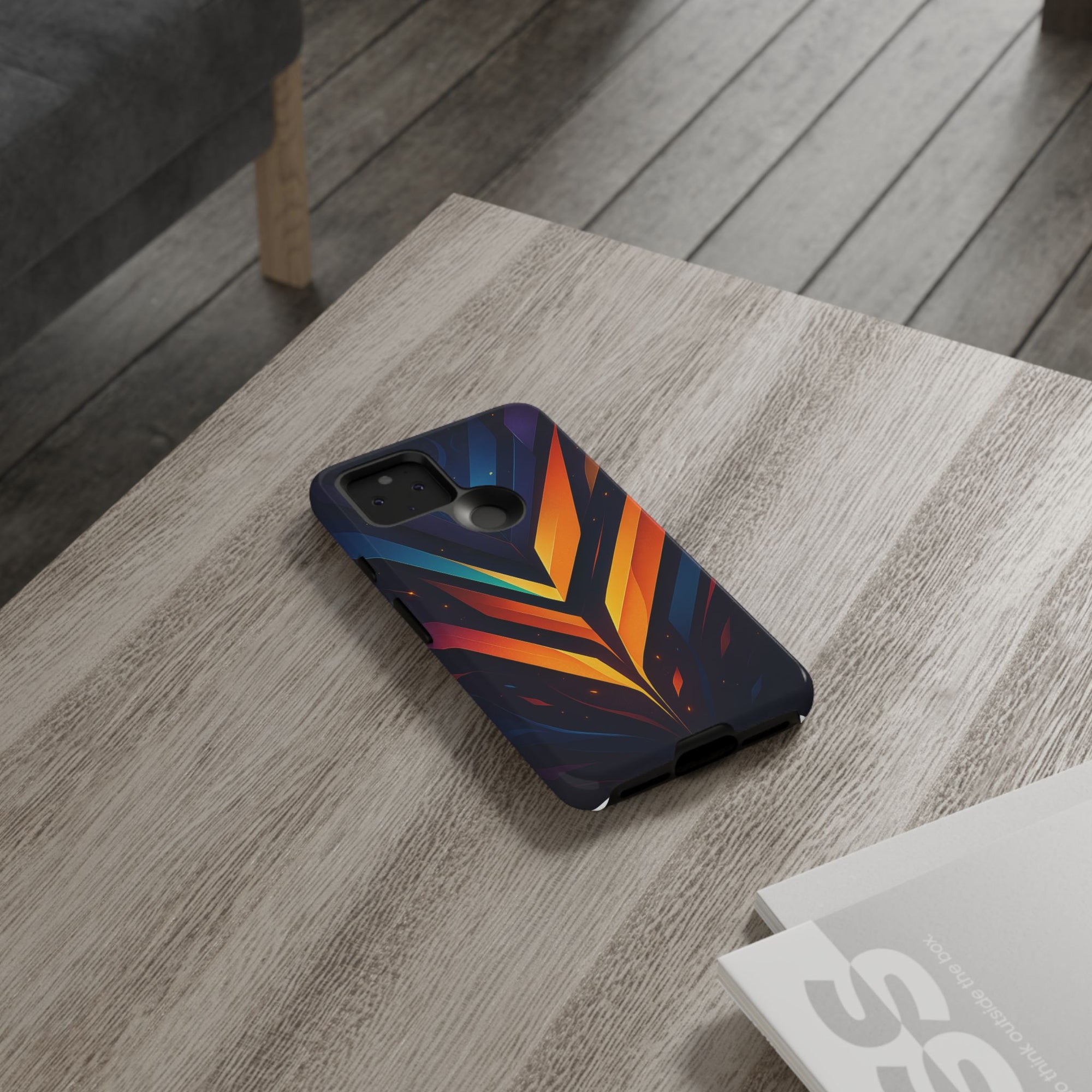Geometric Pulse: Neon Harmony