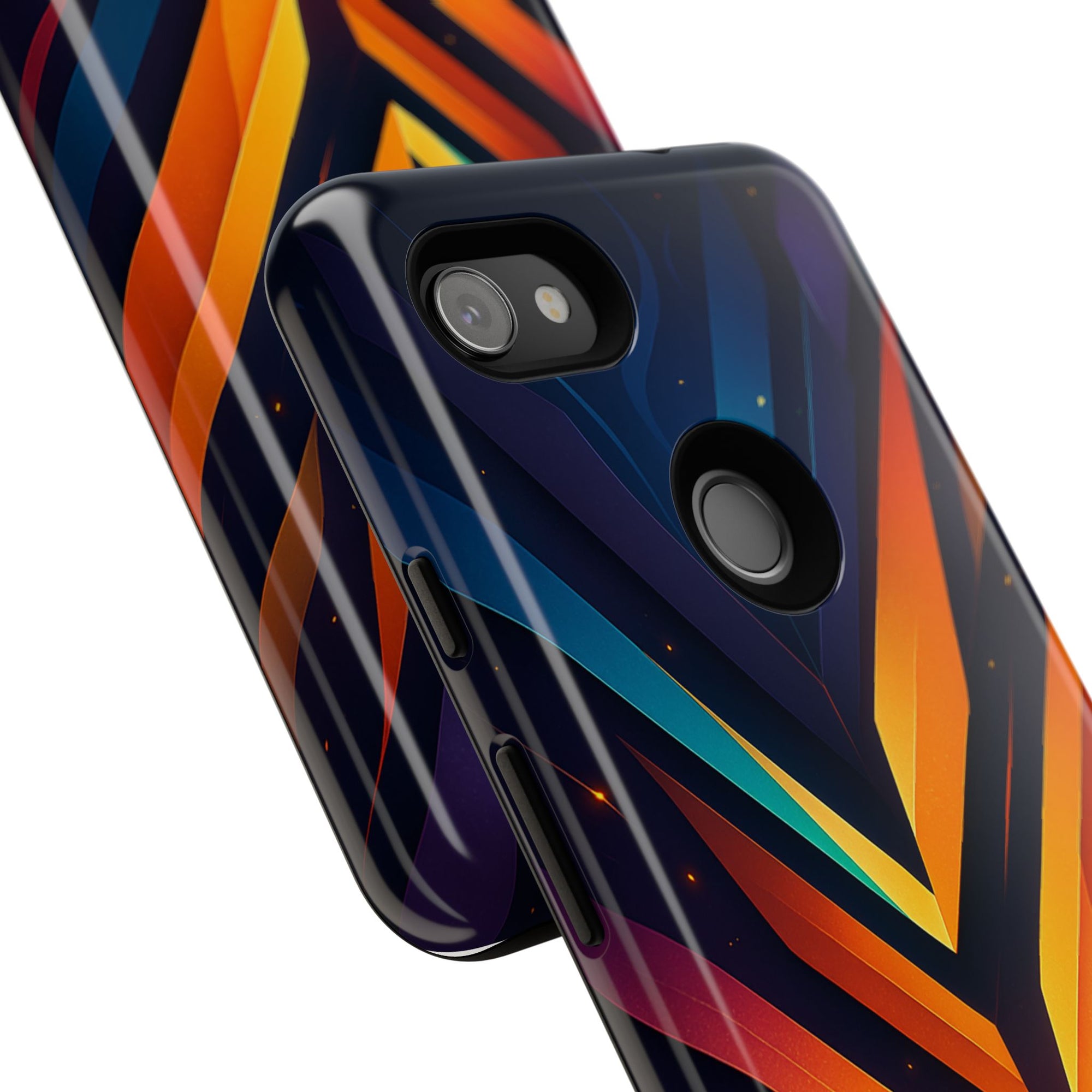 Geometric Pulse: Neon Harmony