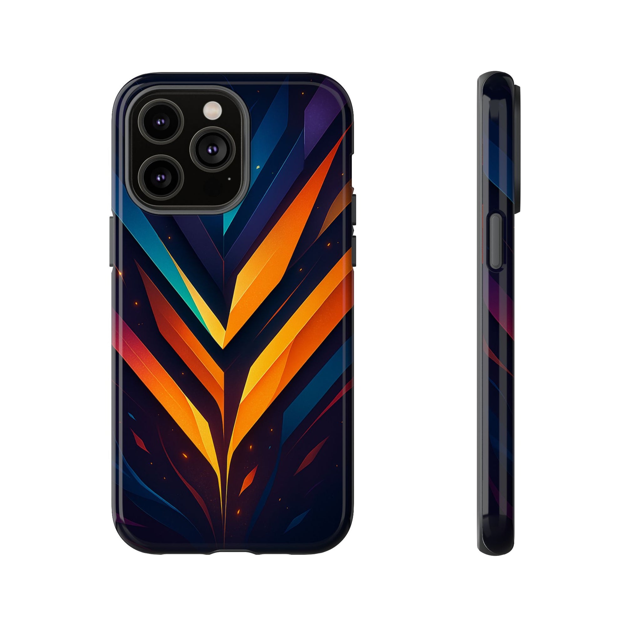Geometric Pulse: Neon Harmony