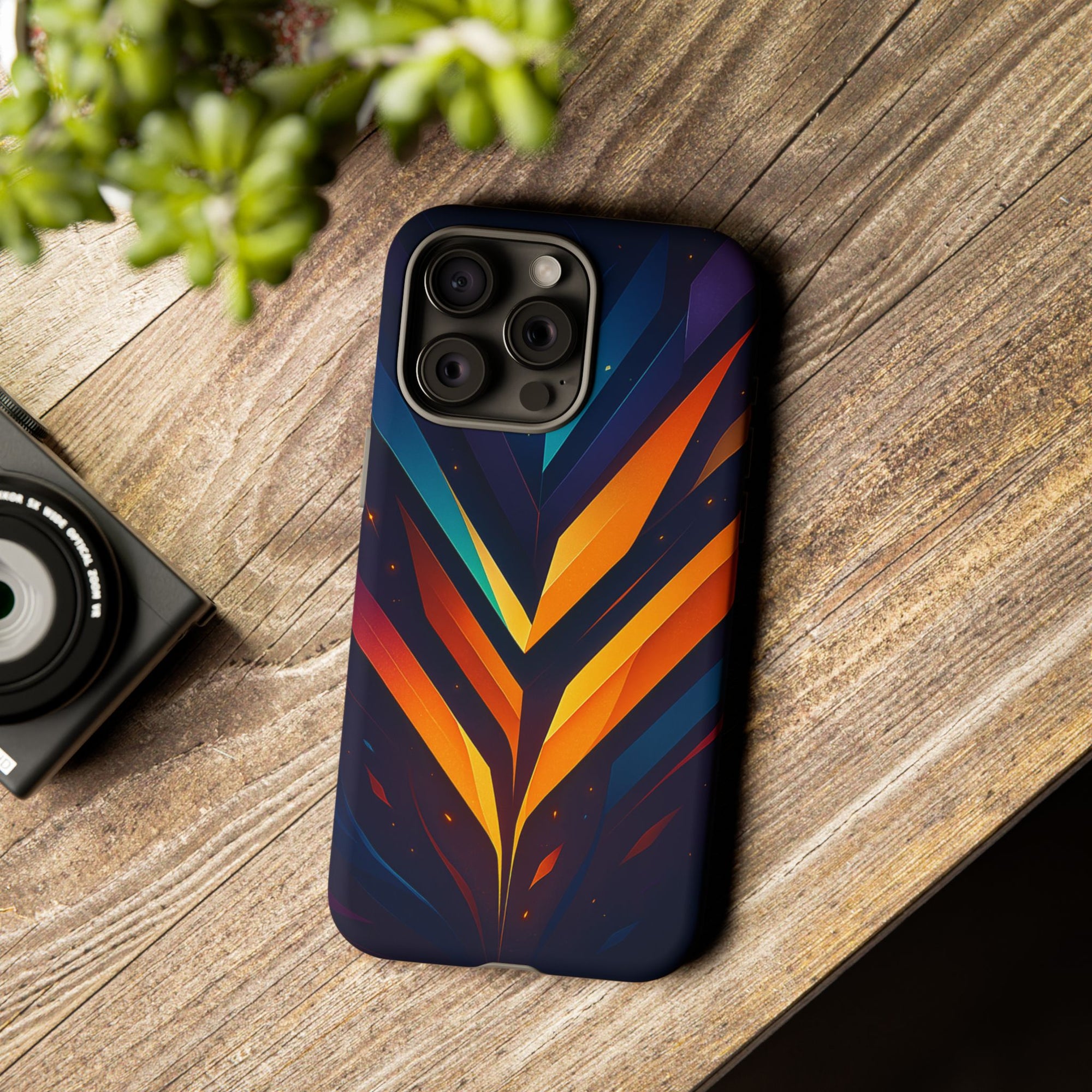 Geometric Pulse: Neon Harmony