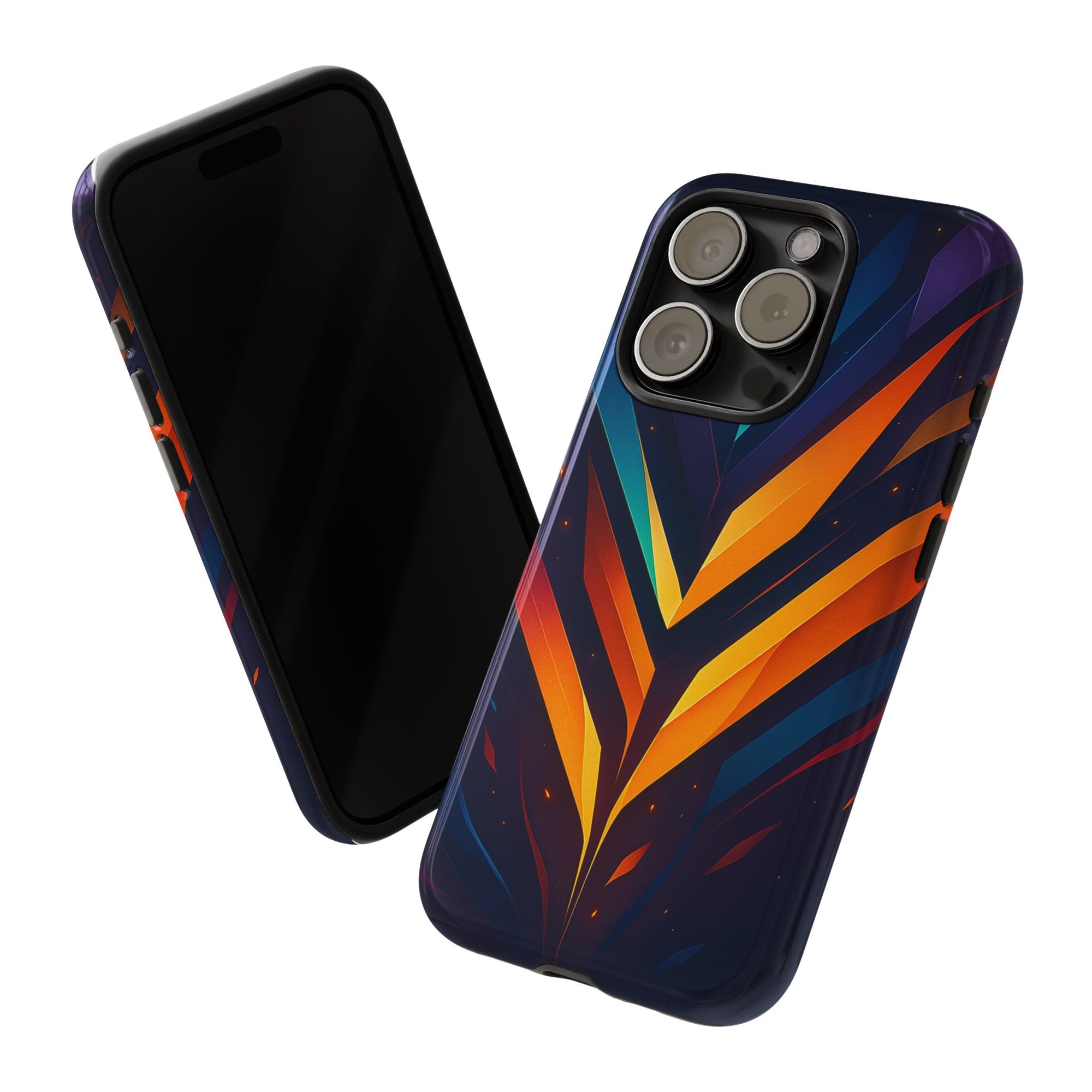 Geometric Pulse: Neon Harmony