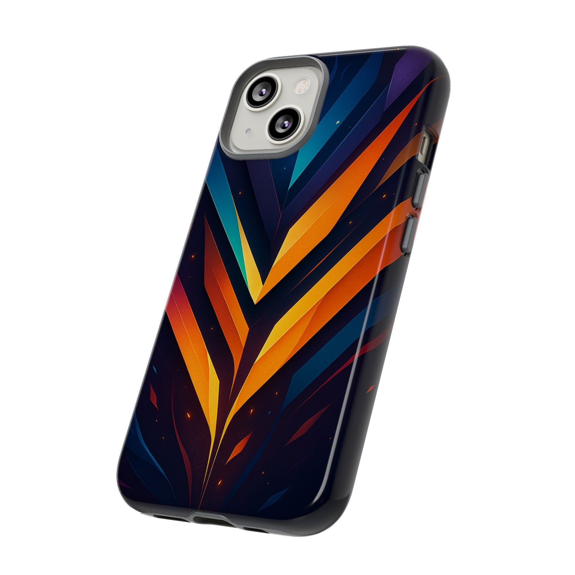 Geometric Pulse: Neon Harmony