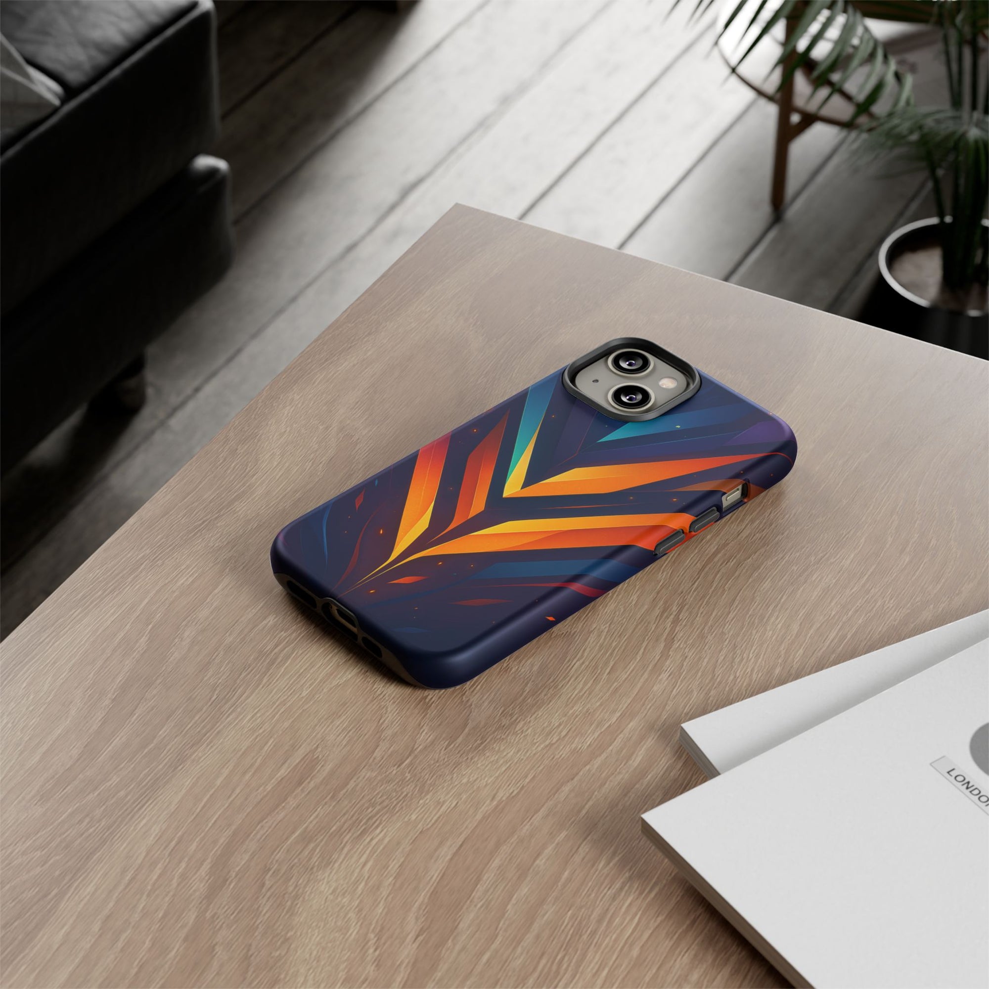Geometric Pulse: Neon Harmony
