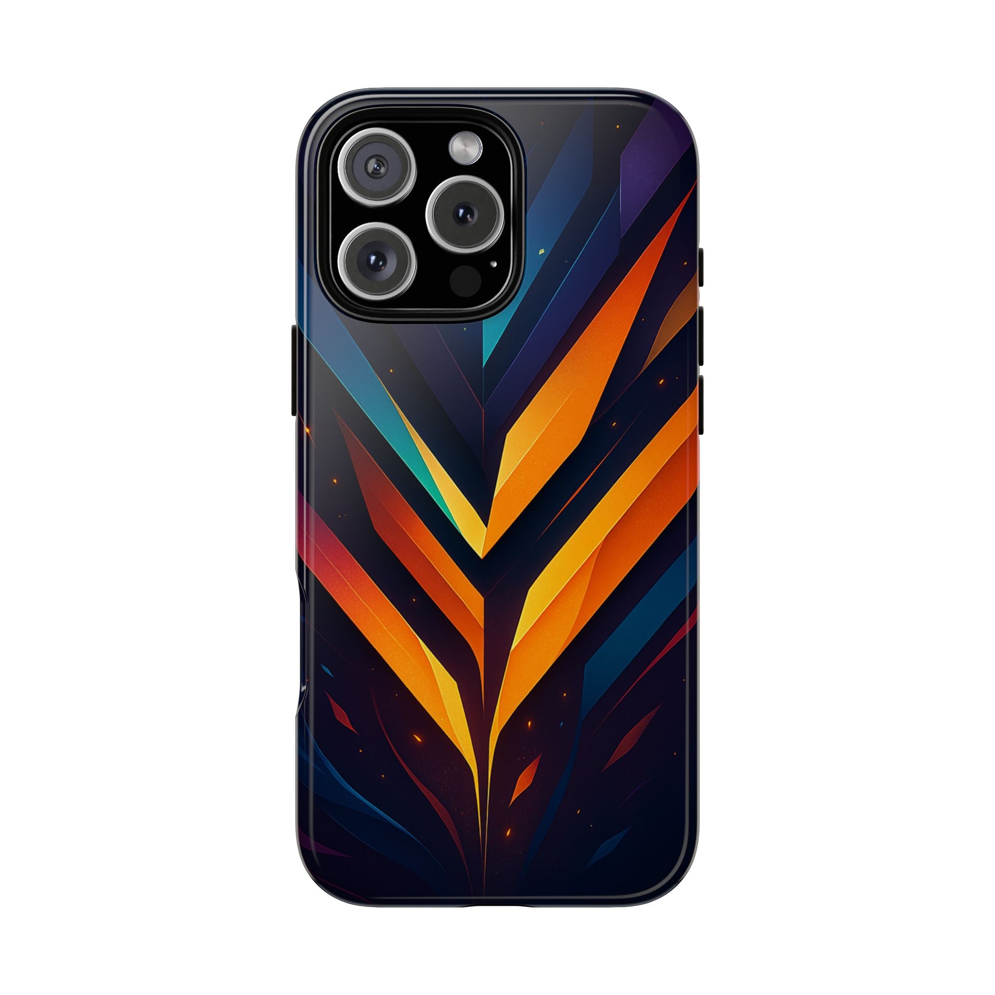 Geometric Pulse: Neon Harmony