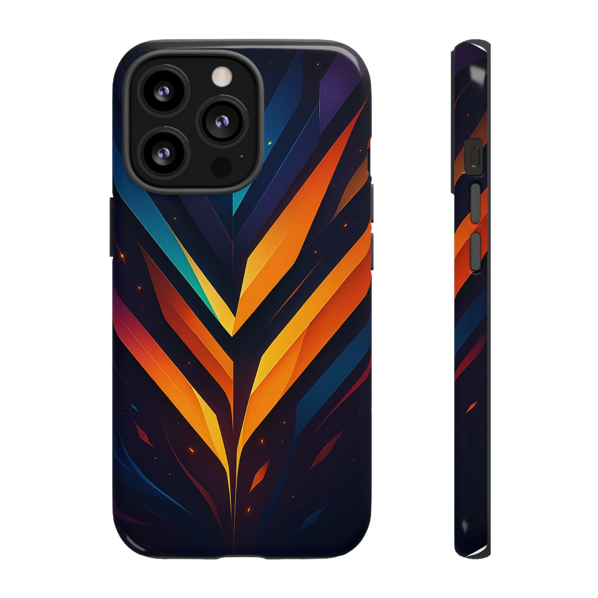 Geometric Pulse: Neon Harmony