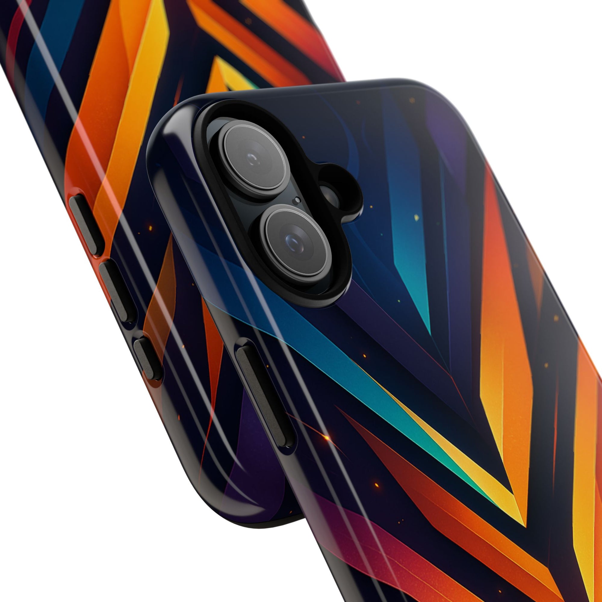 Geometric Pulse: Neon Harmony
