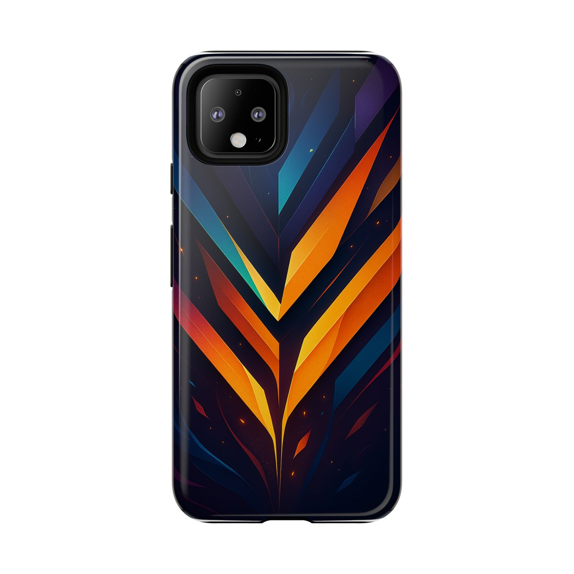 Geometric Pulse: Neon Harmony