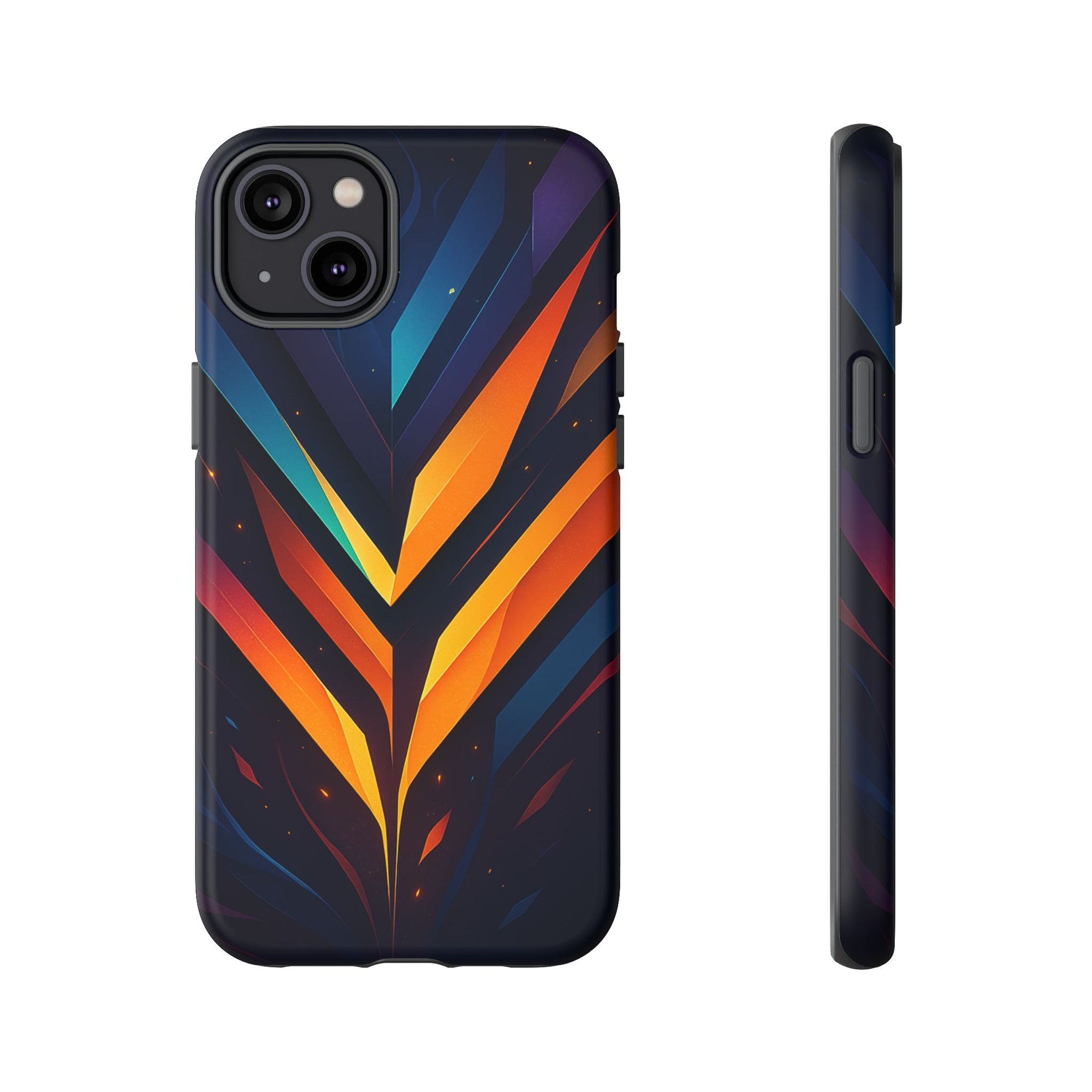 Geometric Pulse: Neon Harmony