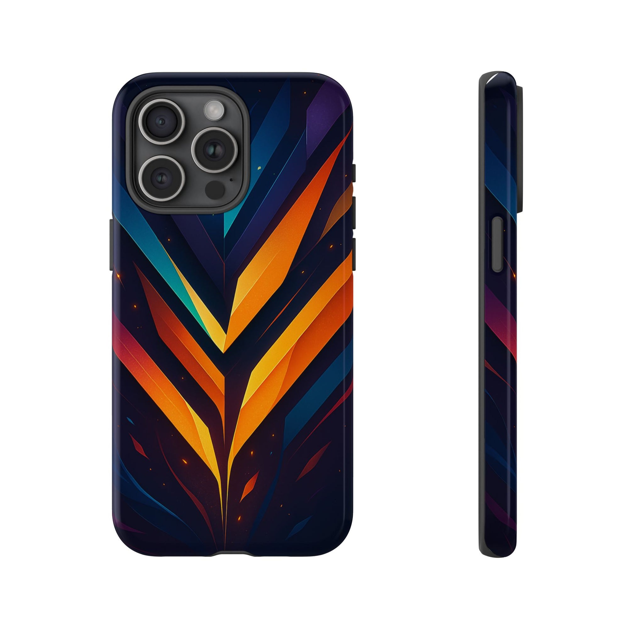 Geometric Pulse: Neon Harmony