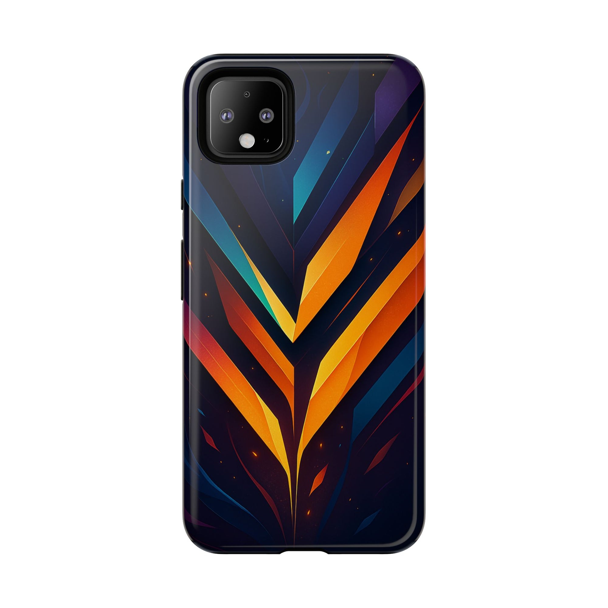 Geometric Pulse: Neon Harmony