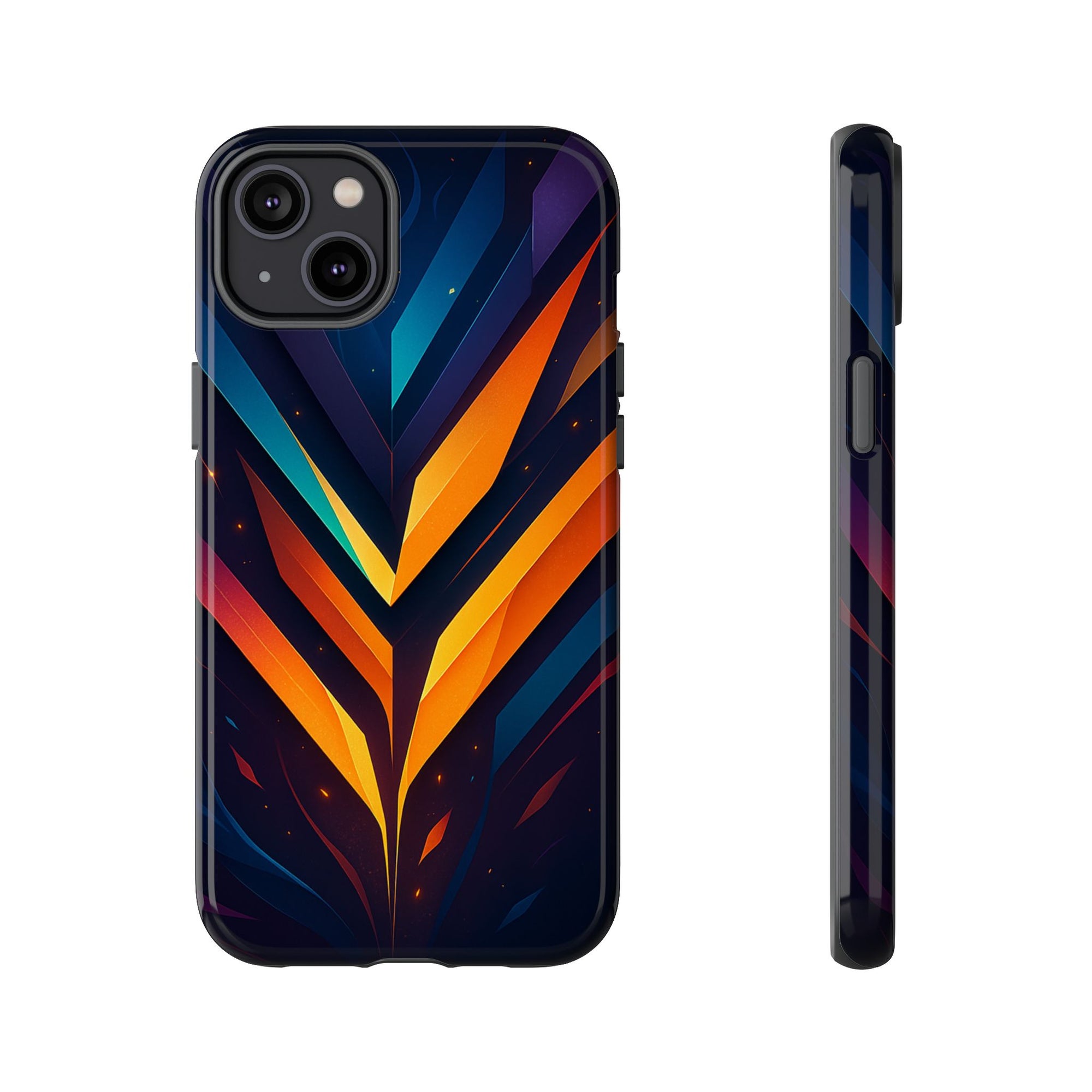 Geometric Pulse: Neon Harmony