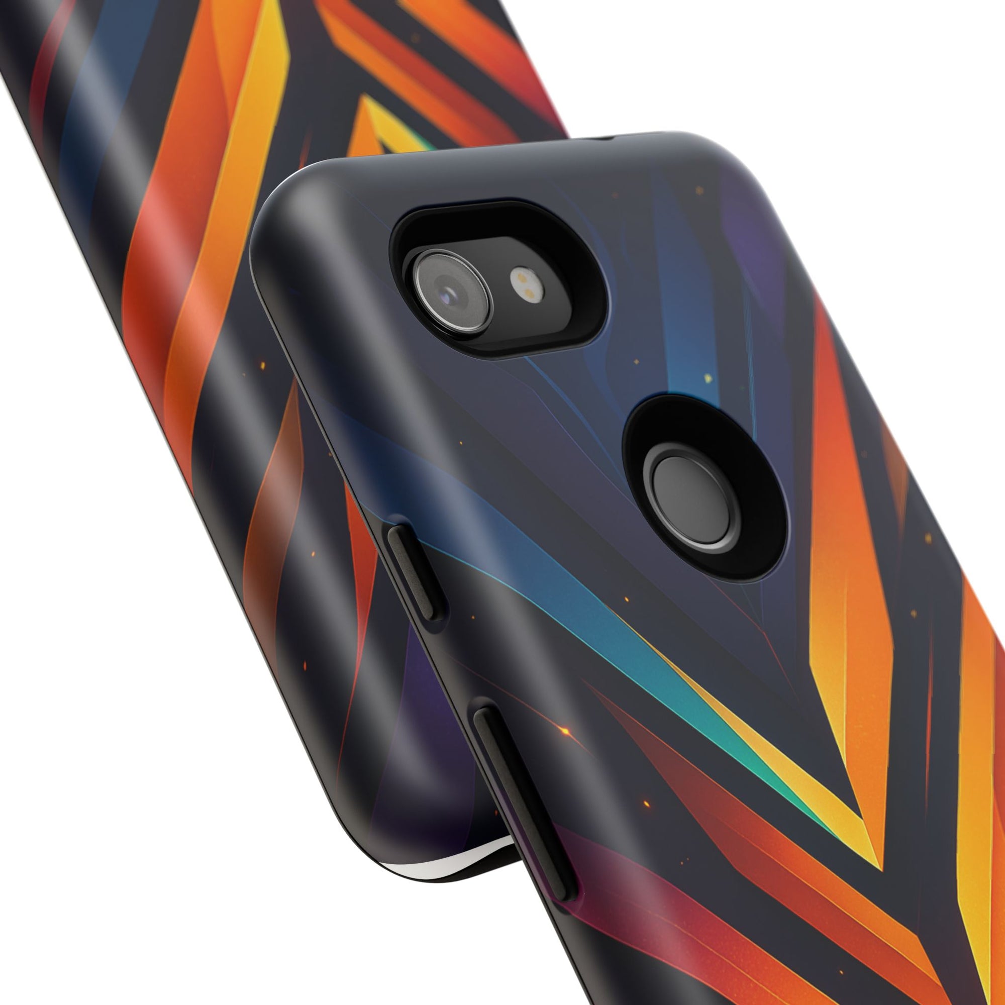 Geometric Pulse: Neon Harmony