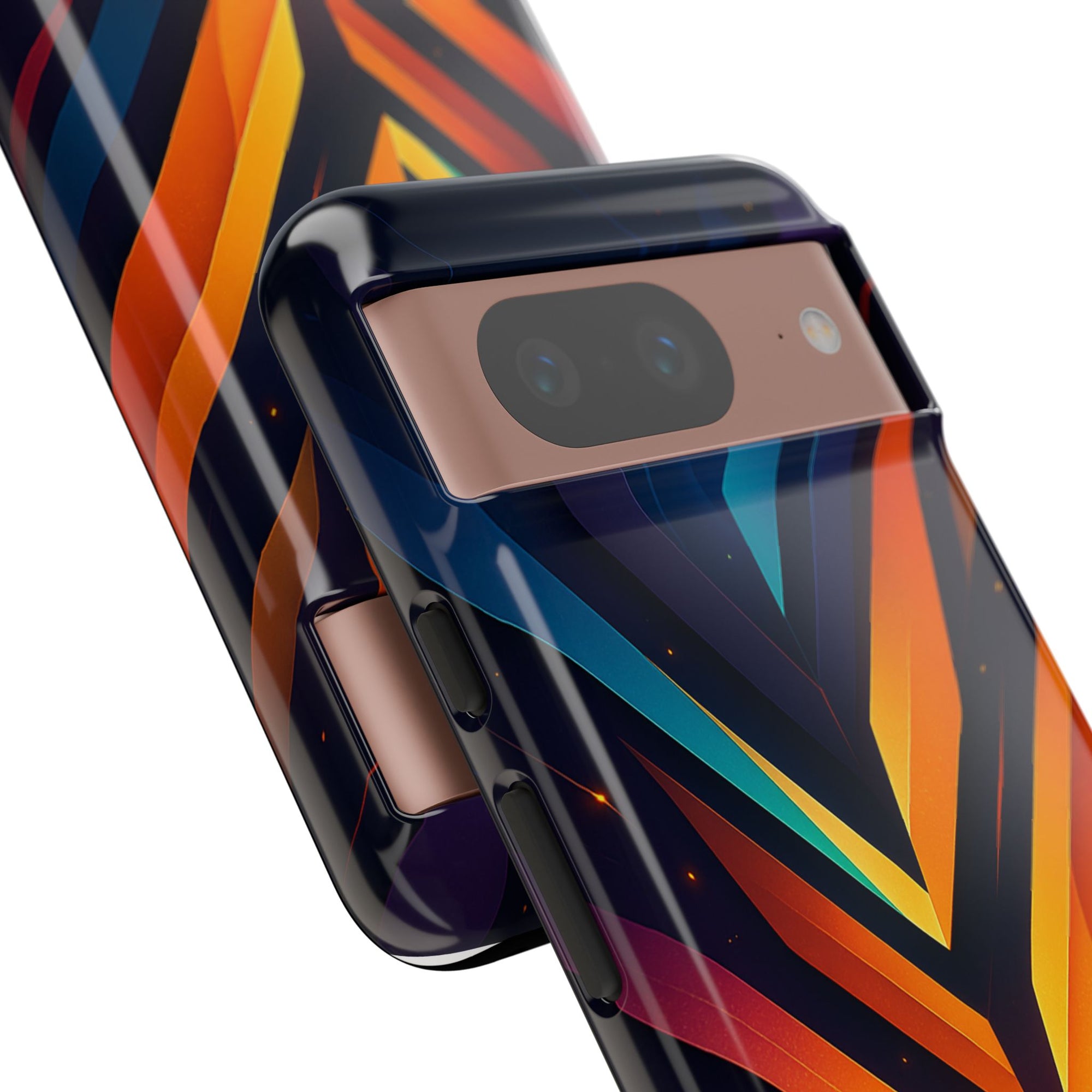 Geometric Pulse: Neon Harmony