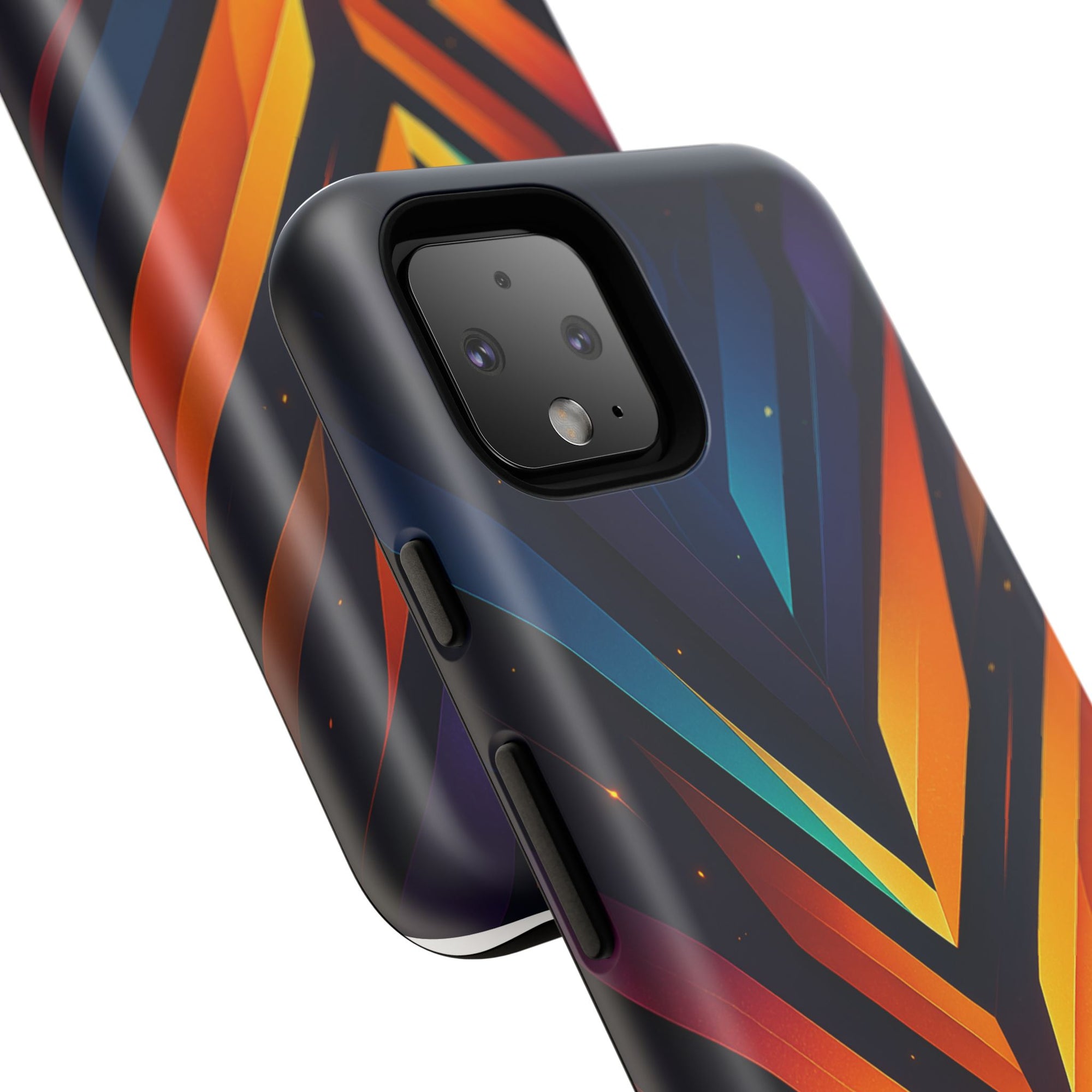 Geometric Pulse: Neon Harmony