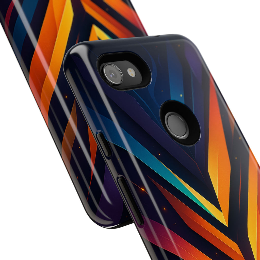 Geometric Pulse: Neon Harmony