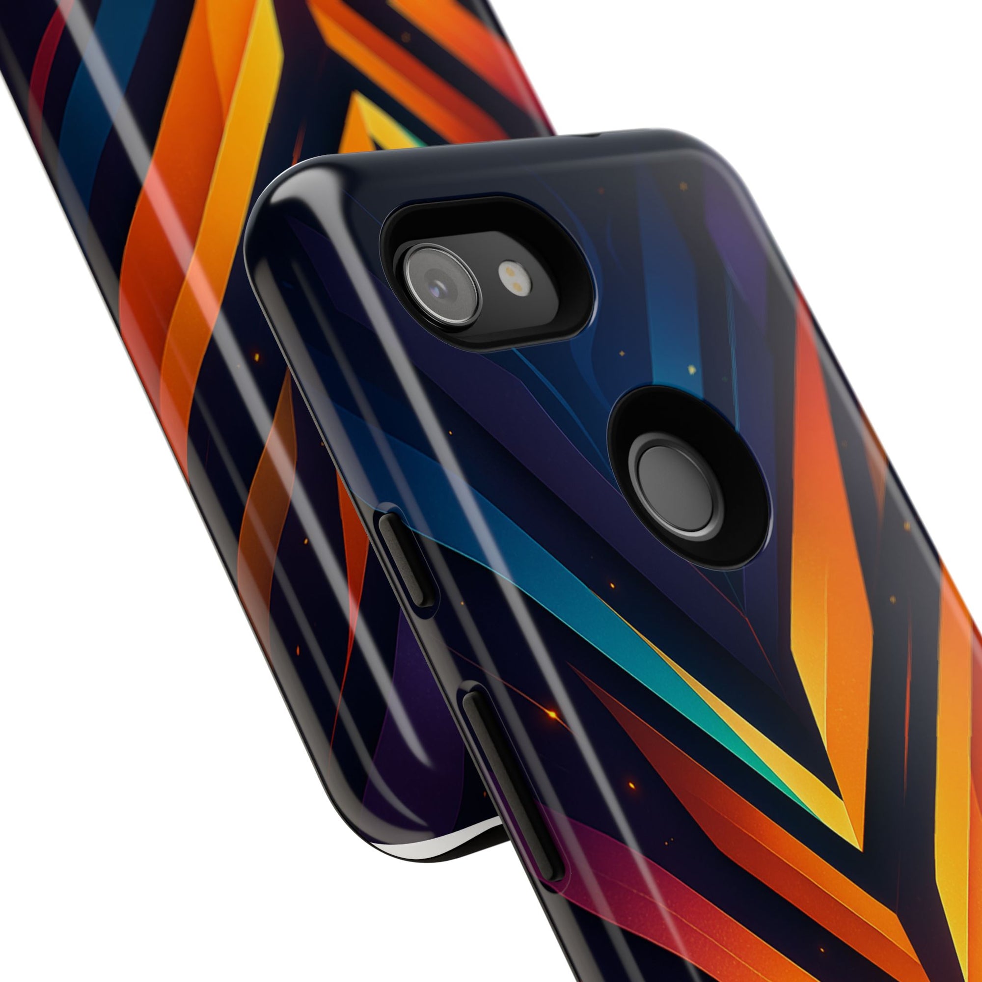 Geometric Pulse: Neon Harmony
