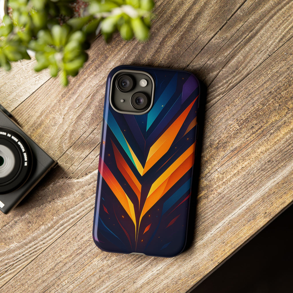 Geometric Pulse: Neon Harmony