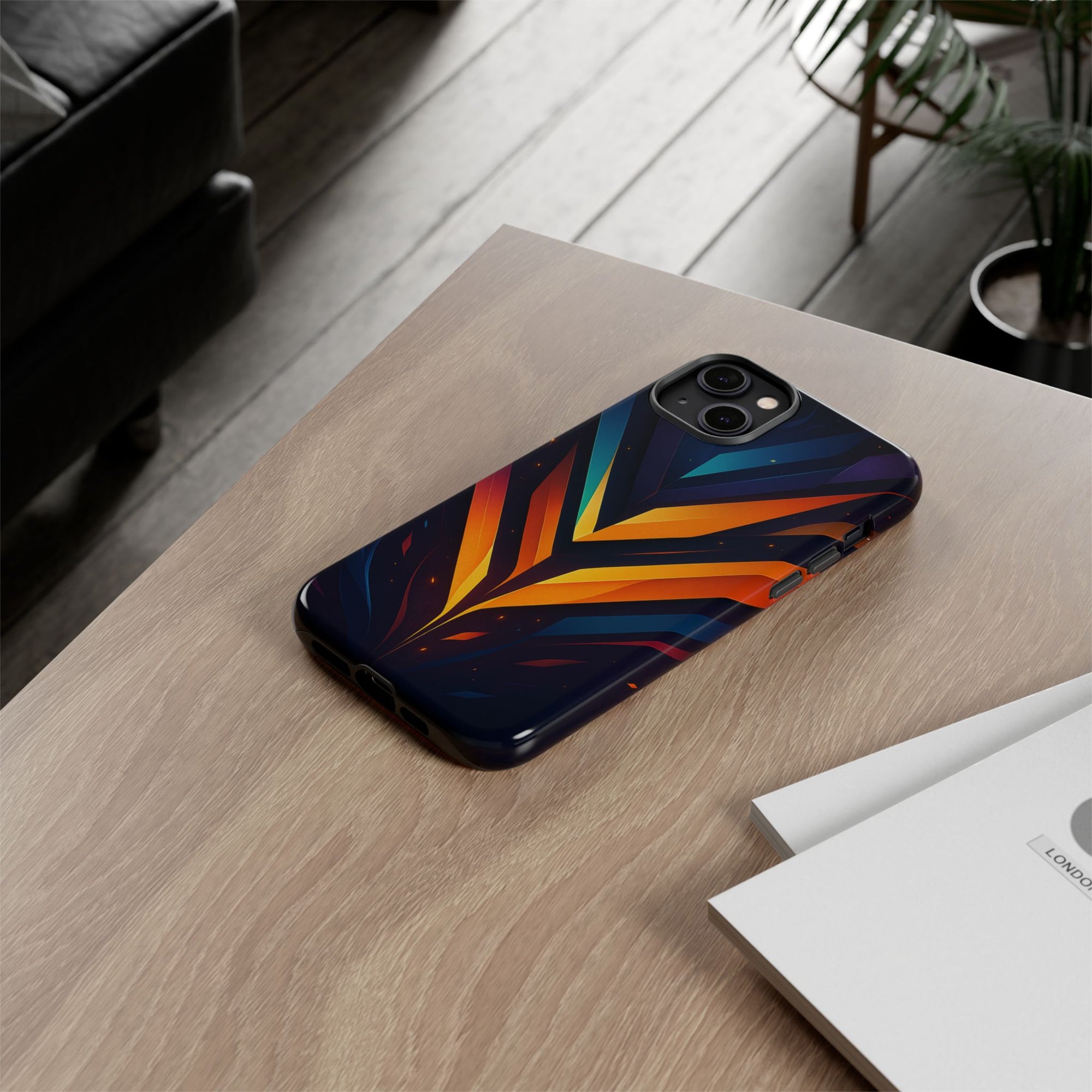 Geometric Pulse: Neon Harmony