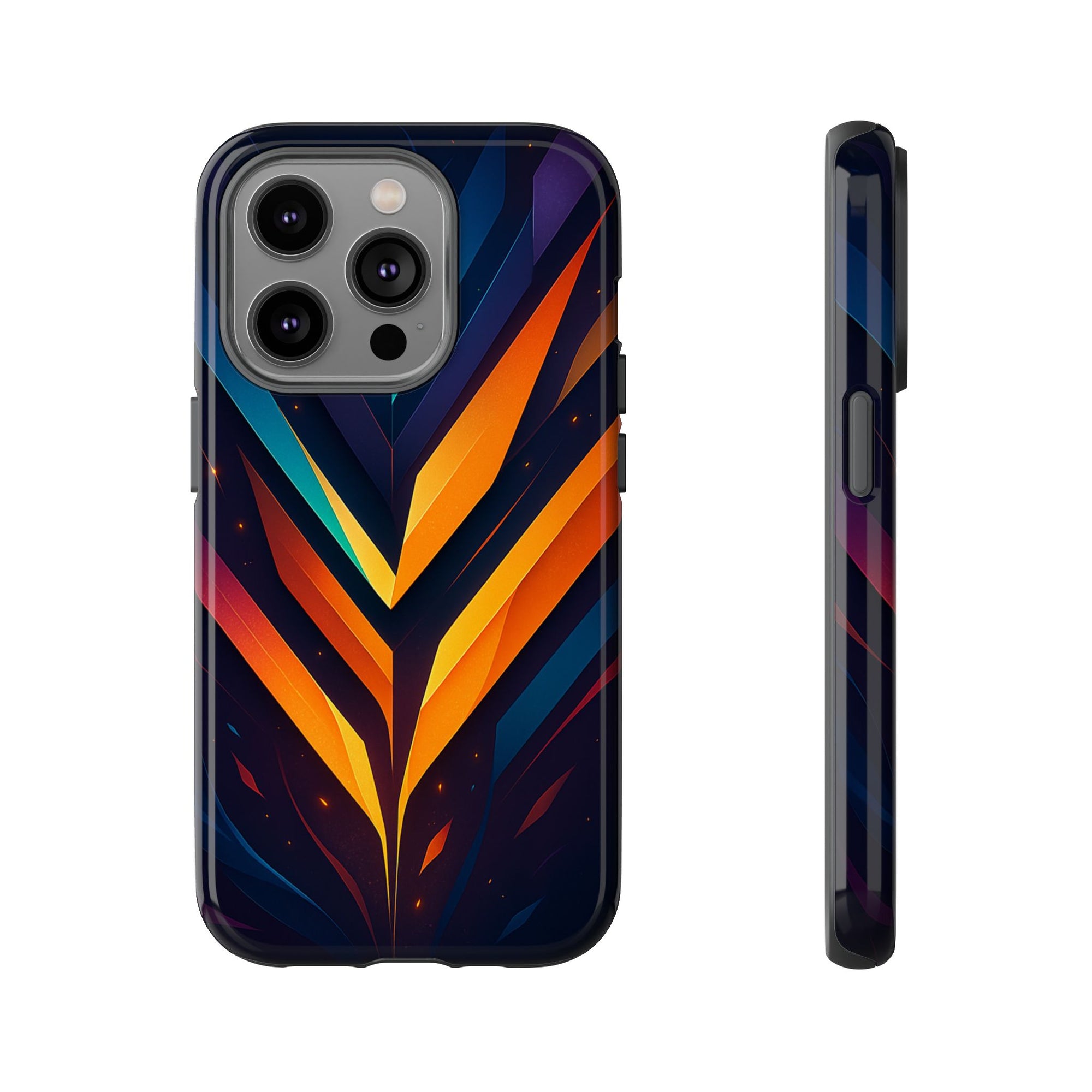 Geometric Pulse: Neon Harmony