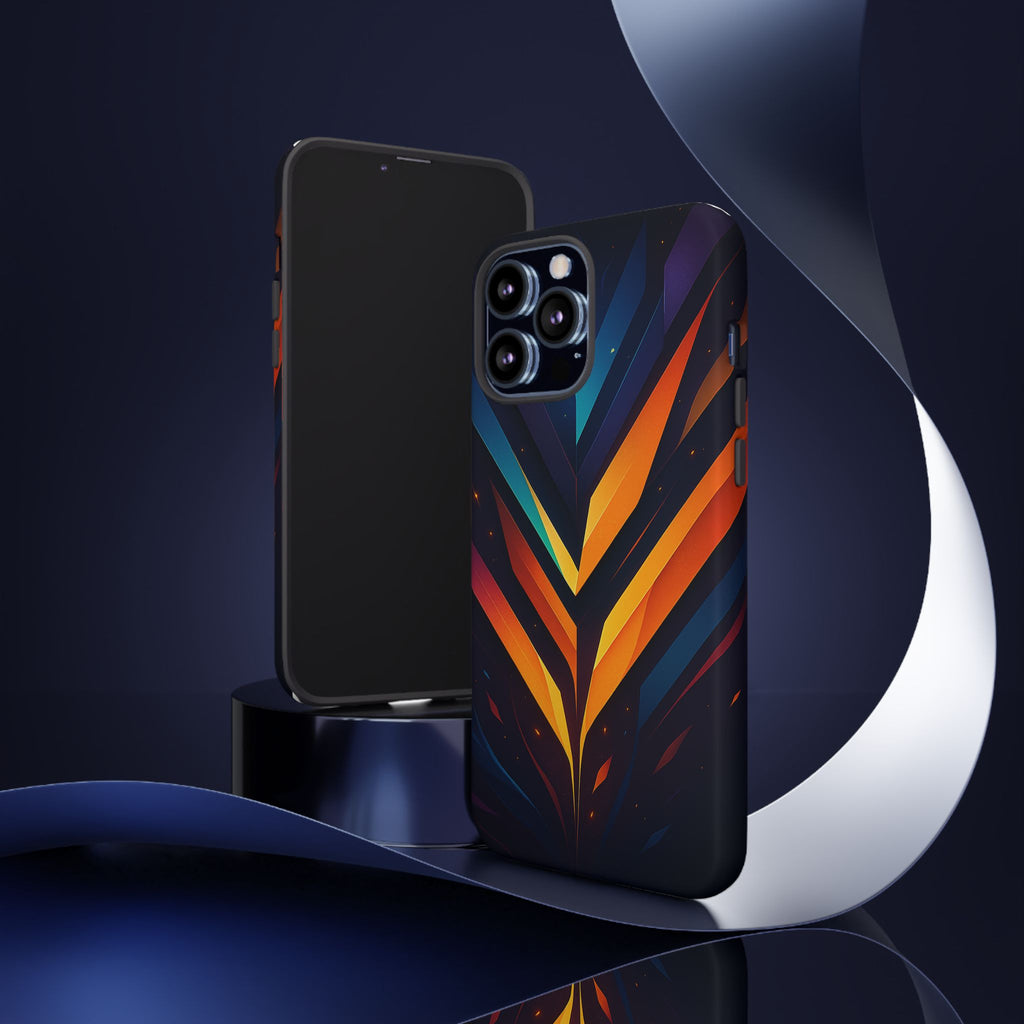 Geometric Pulse: Neon Harmony