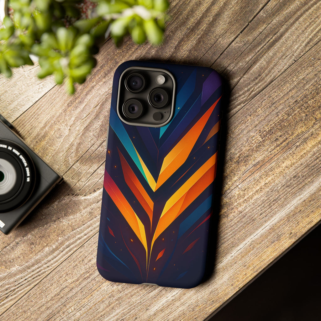 Geometric Pulse: Neon Harmony