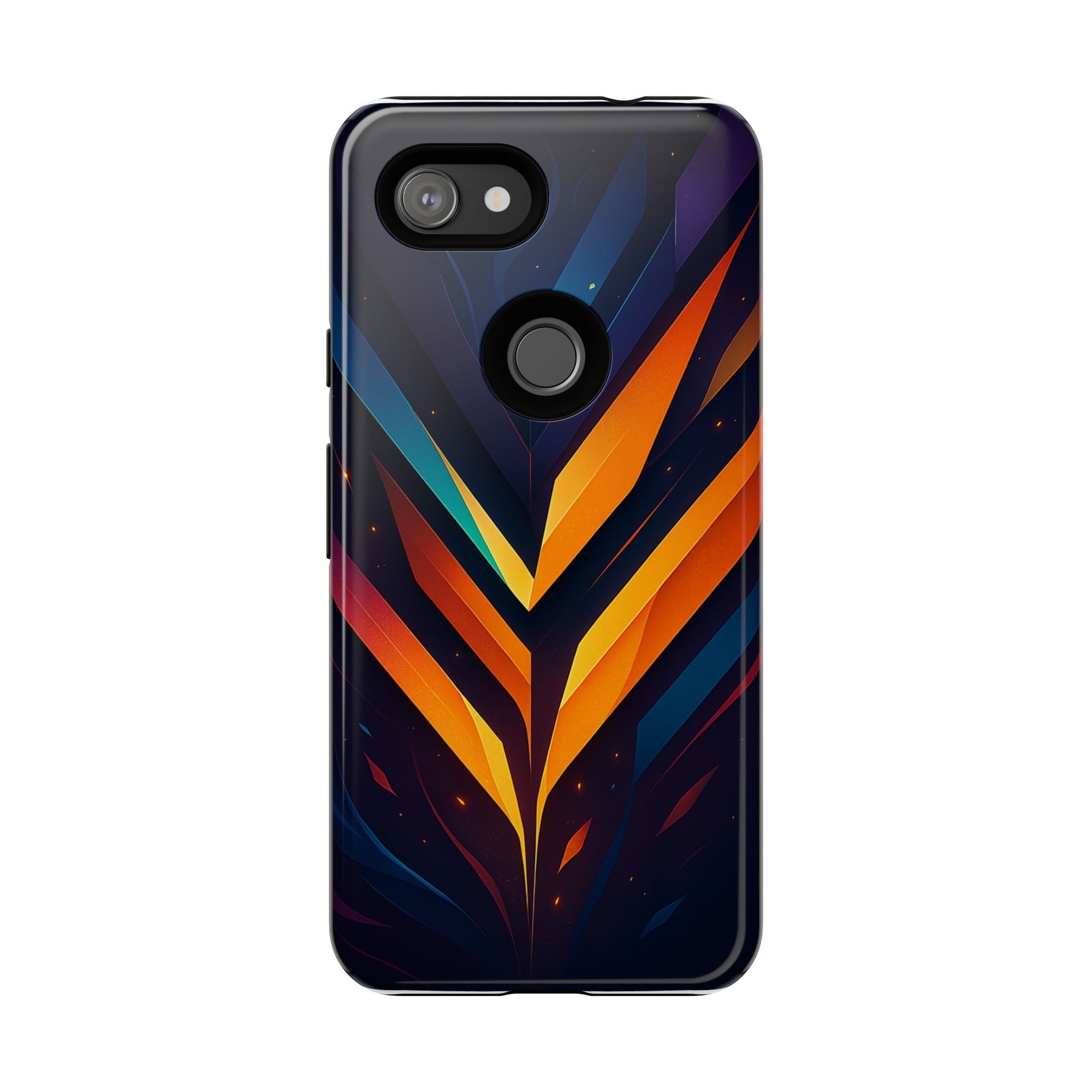 Geometric Pulse: Neon Harmony