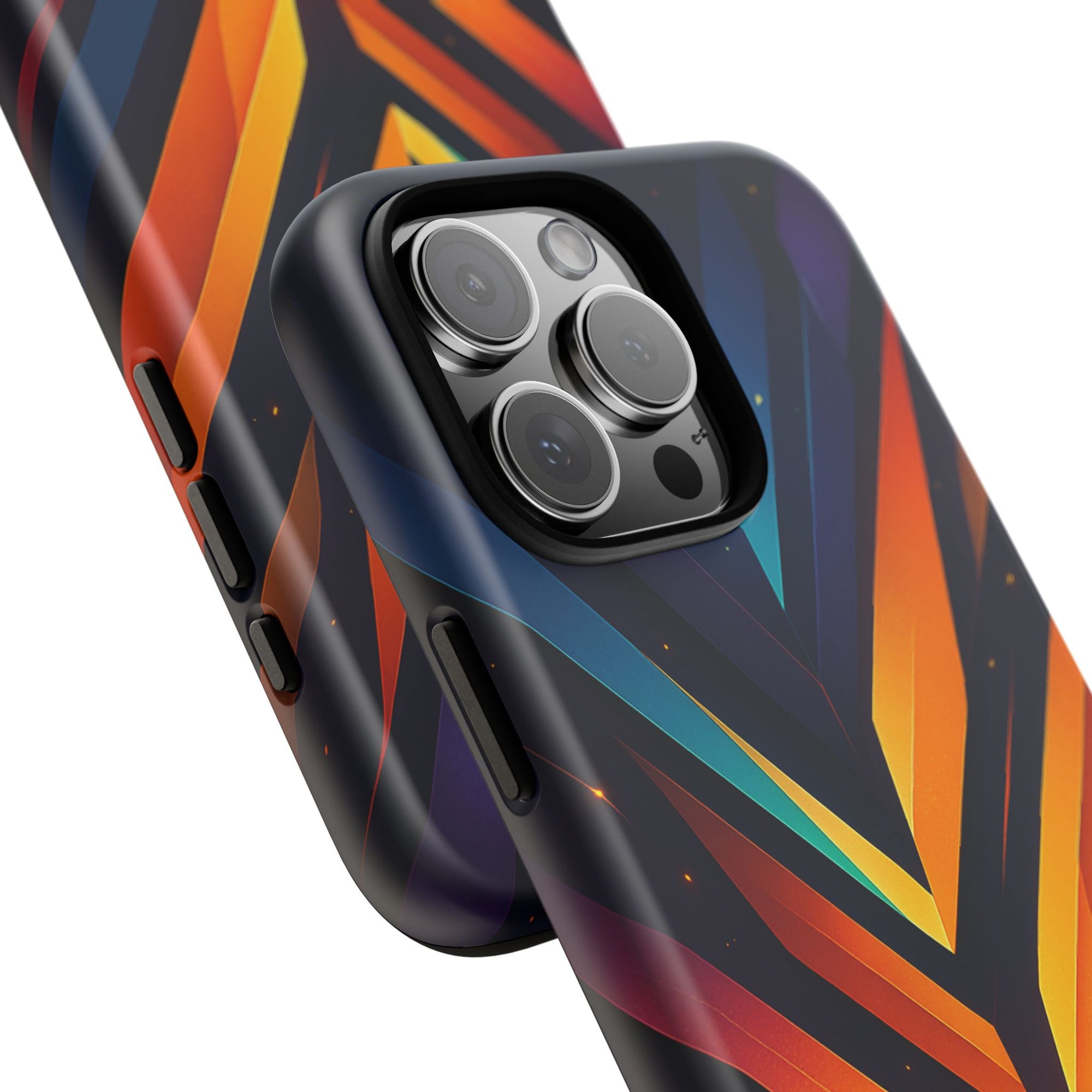 Geometric Pulse: Neon Harmony