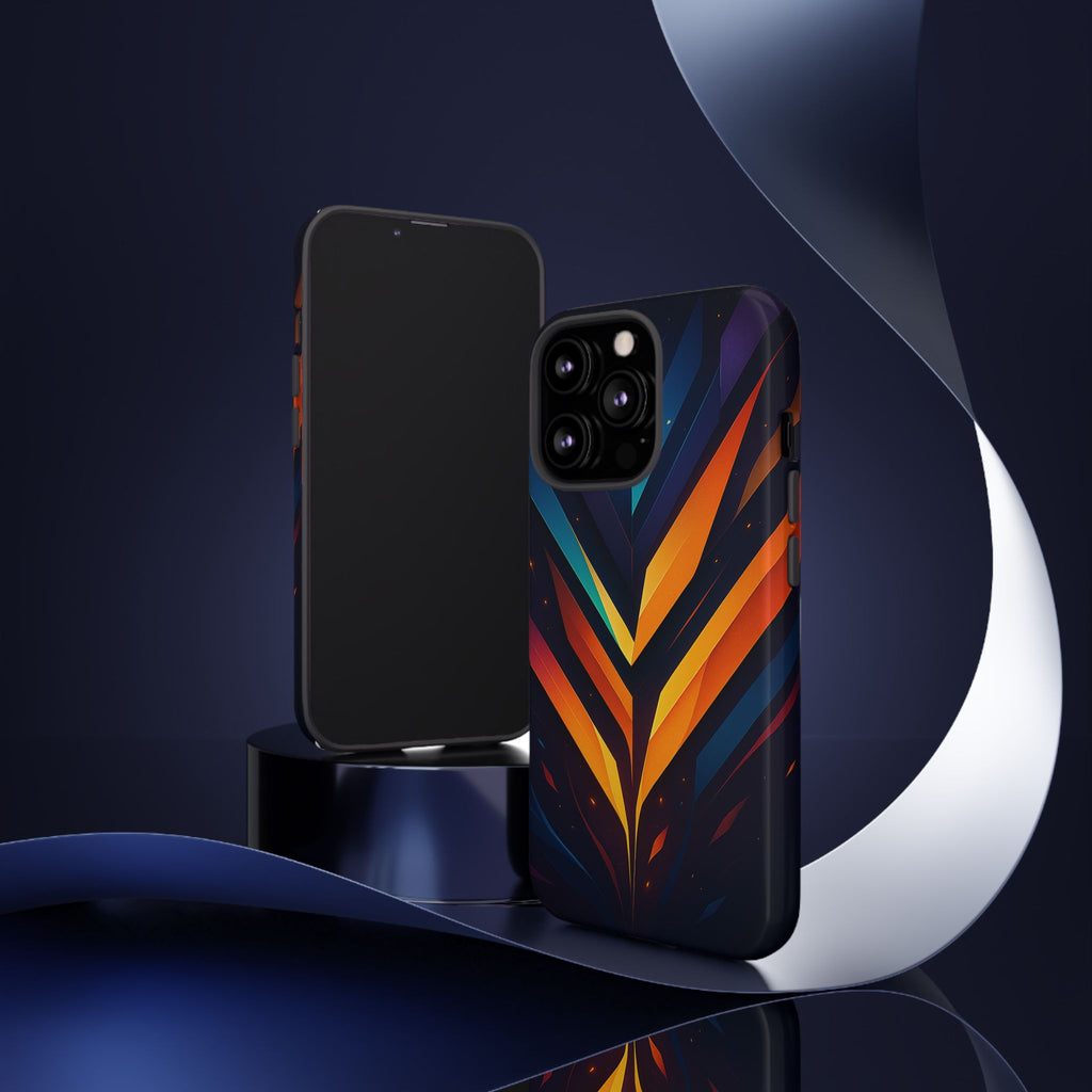 Geometric Pulse: Neon Harmony
