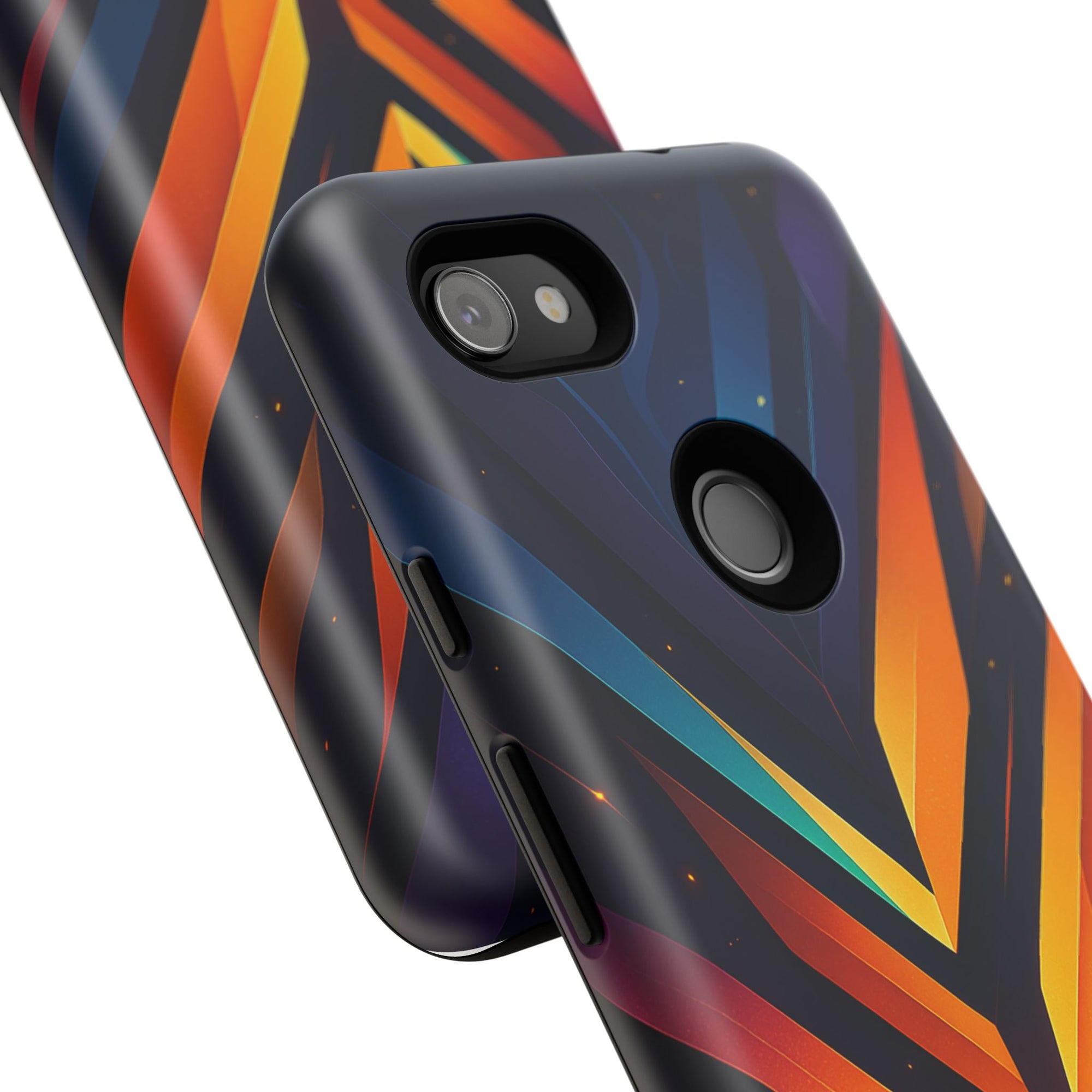 Geometric Pulse: Neon Harmony