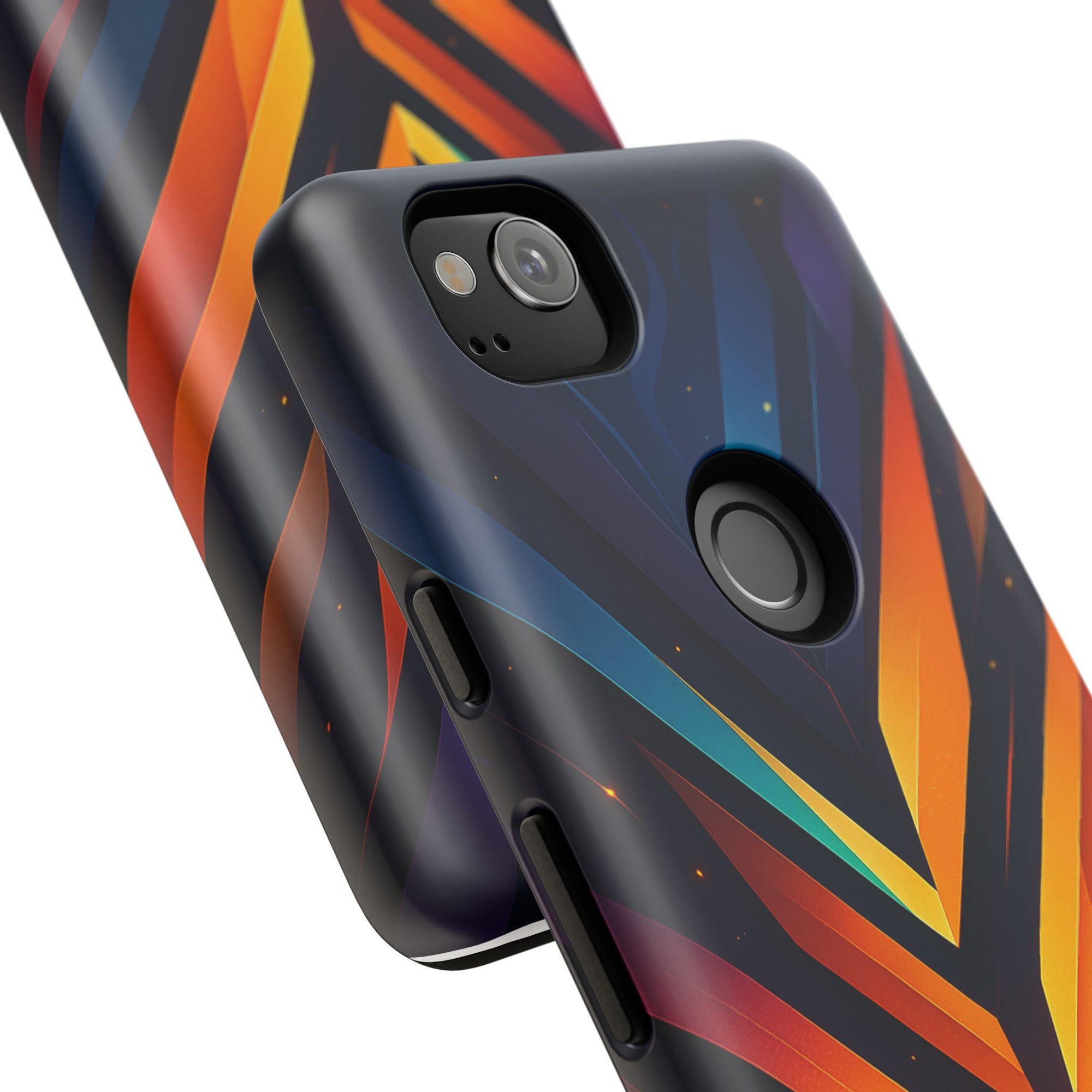 Geometric Pulse: Neon Harmony