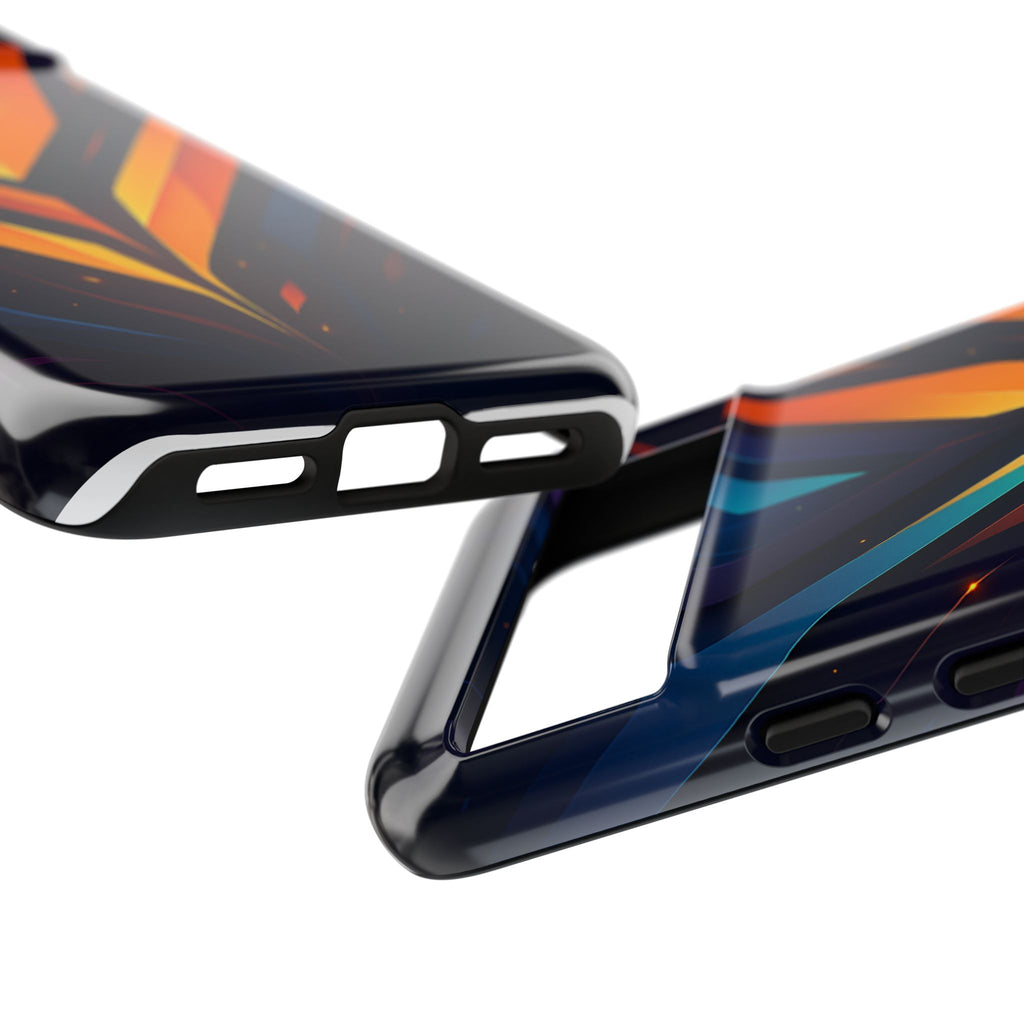 Geometric Pulse: Neon Harmony