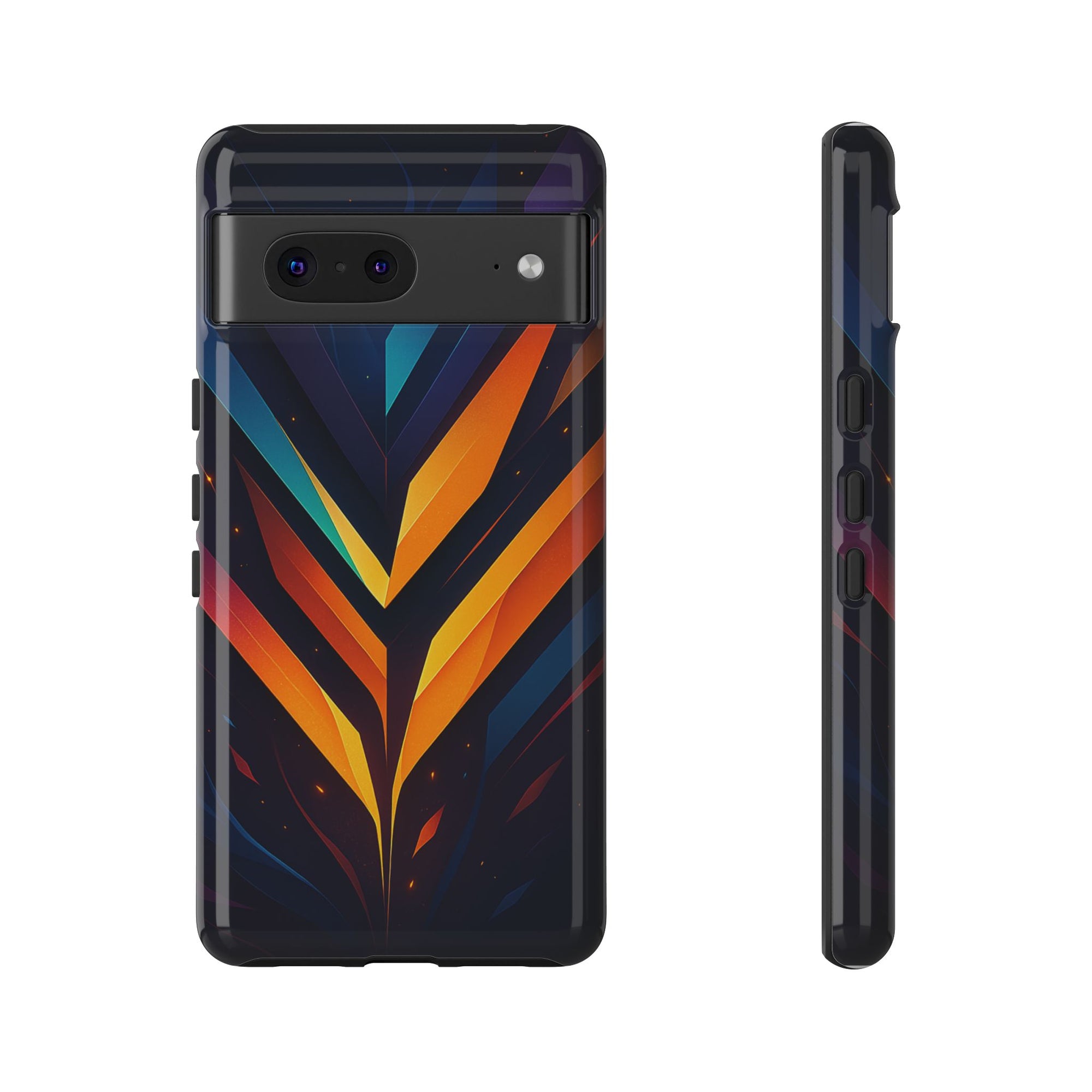 Geometric Pulse: Neon Harmony