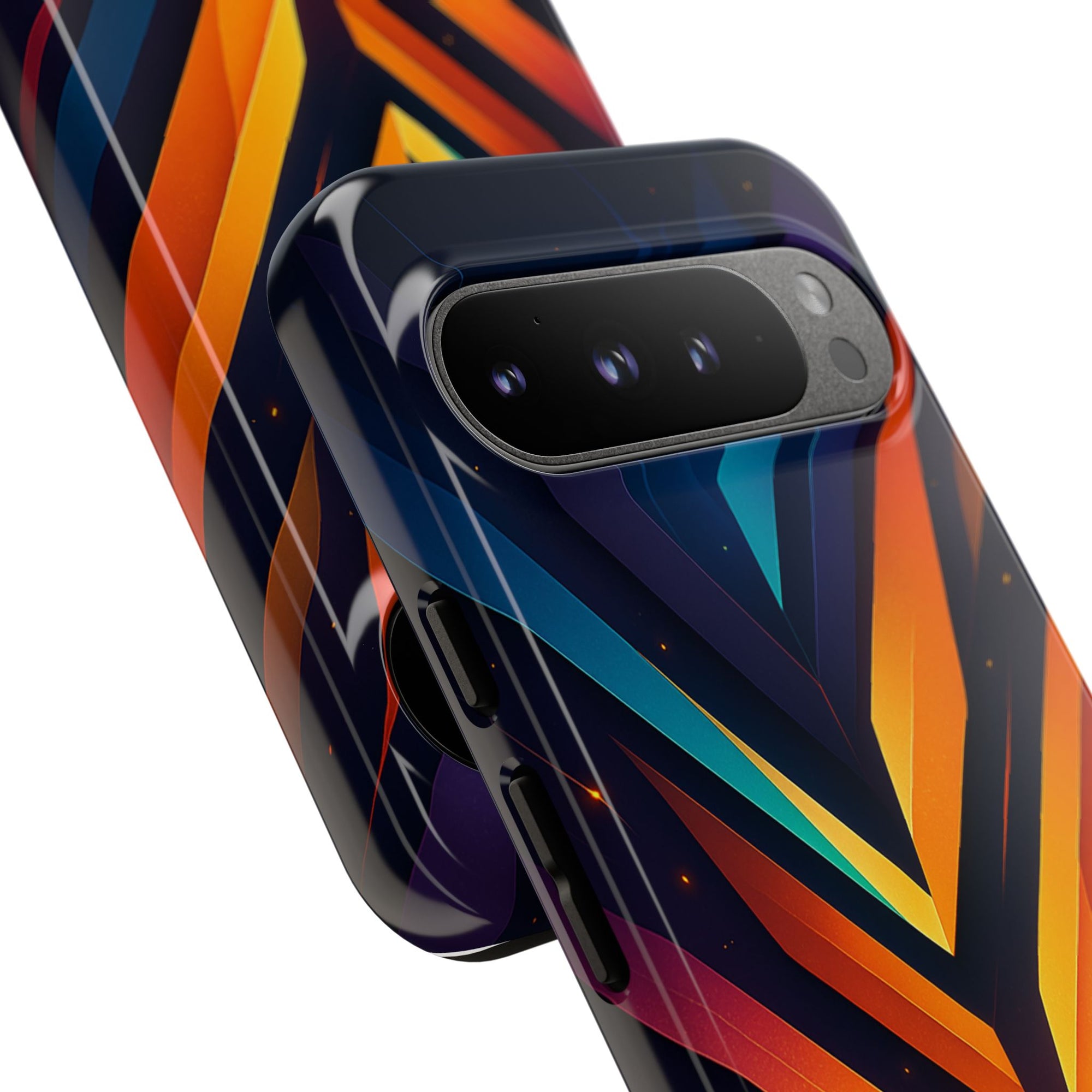 Geometric Pulse: Neon Harmony