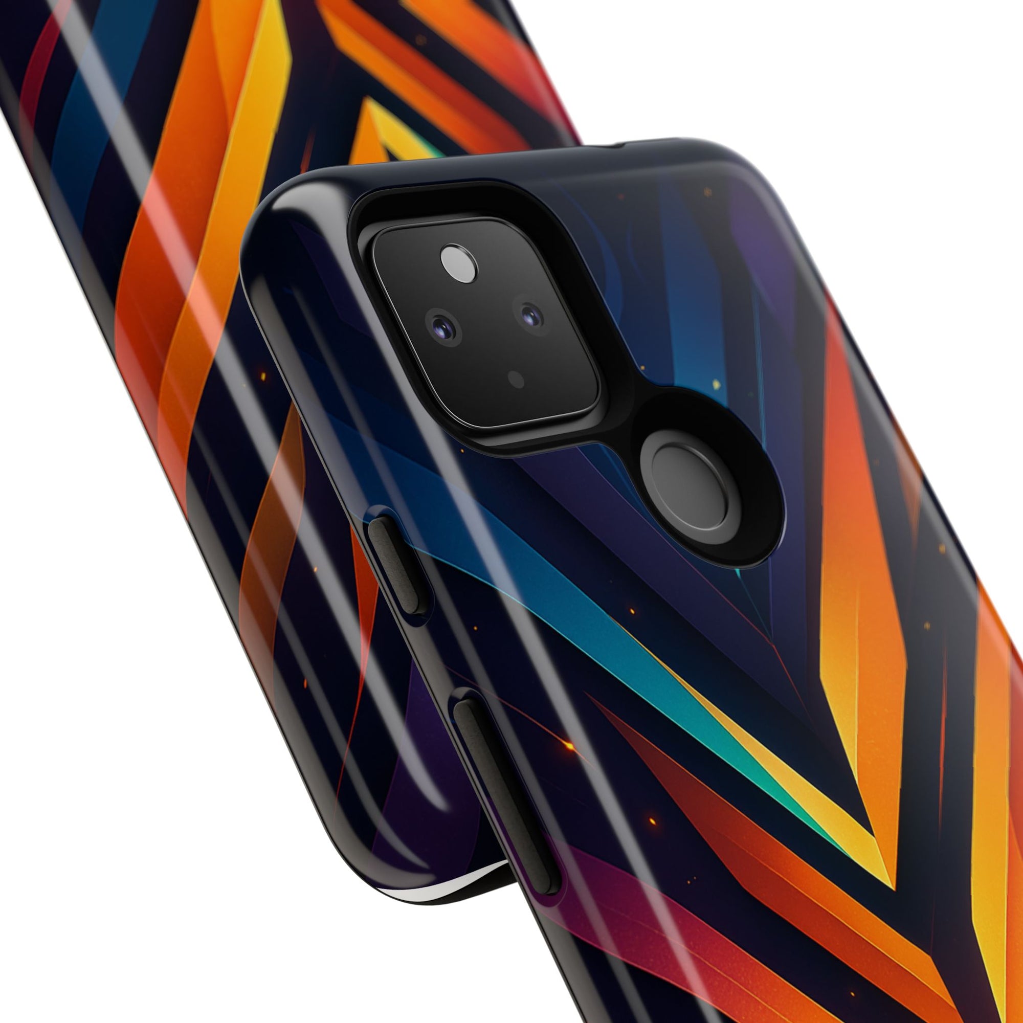 Geometric Pulse: Neon Harmony