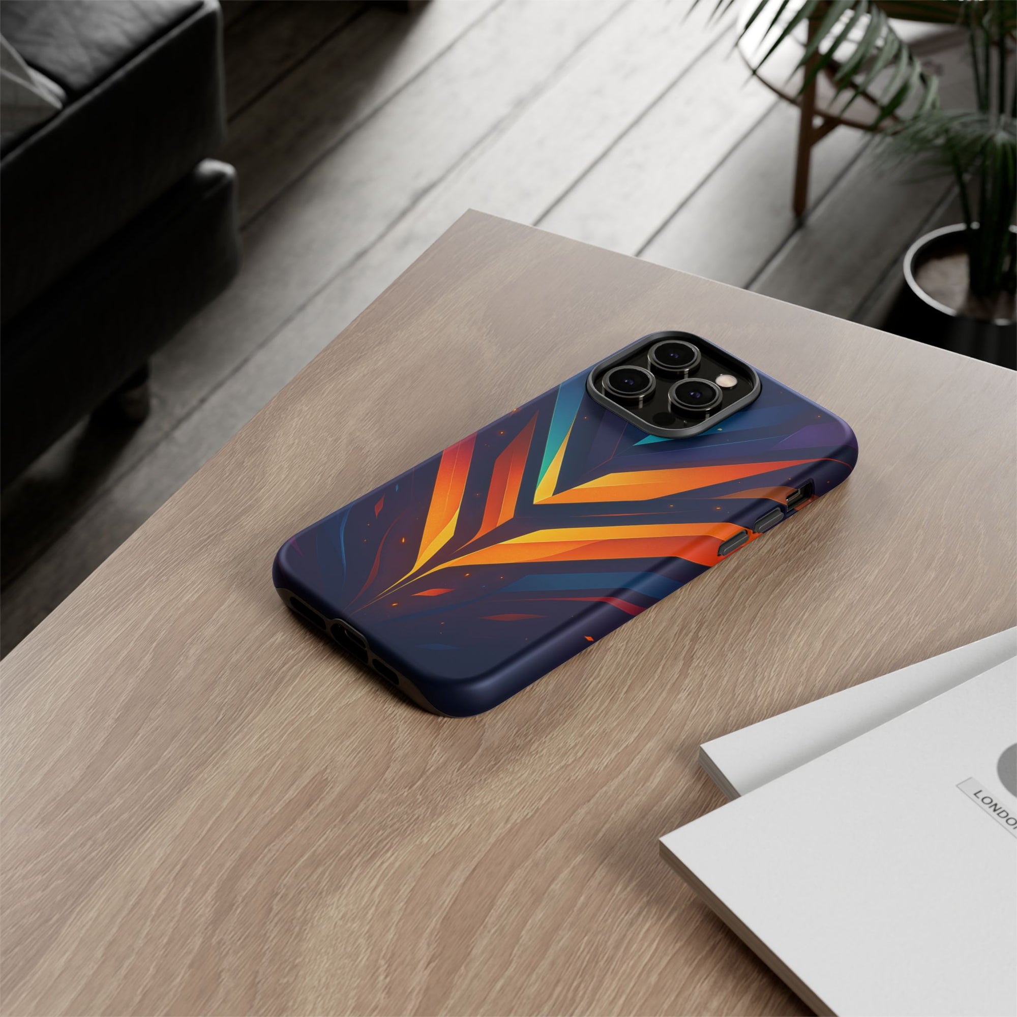 Geometric Pulse: Neon Harmony
